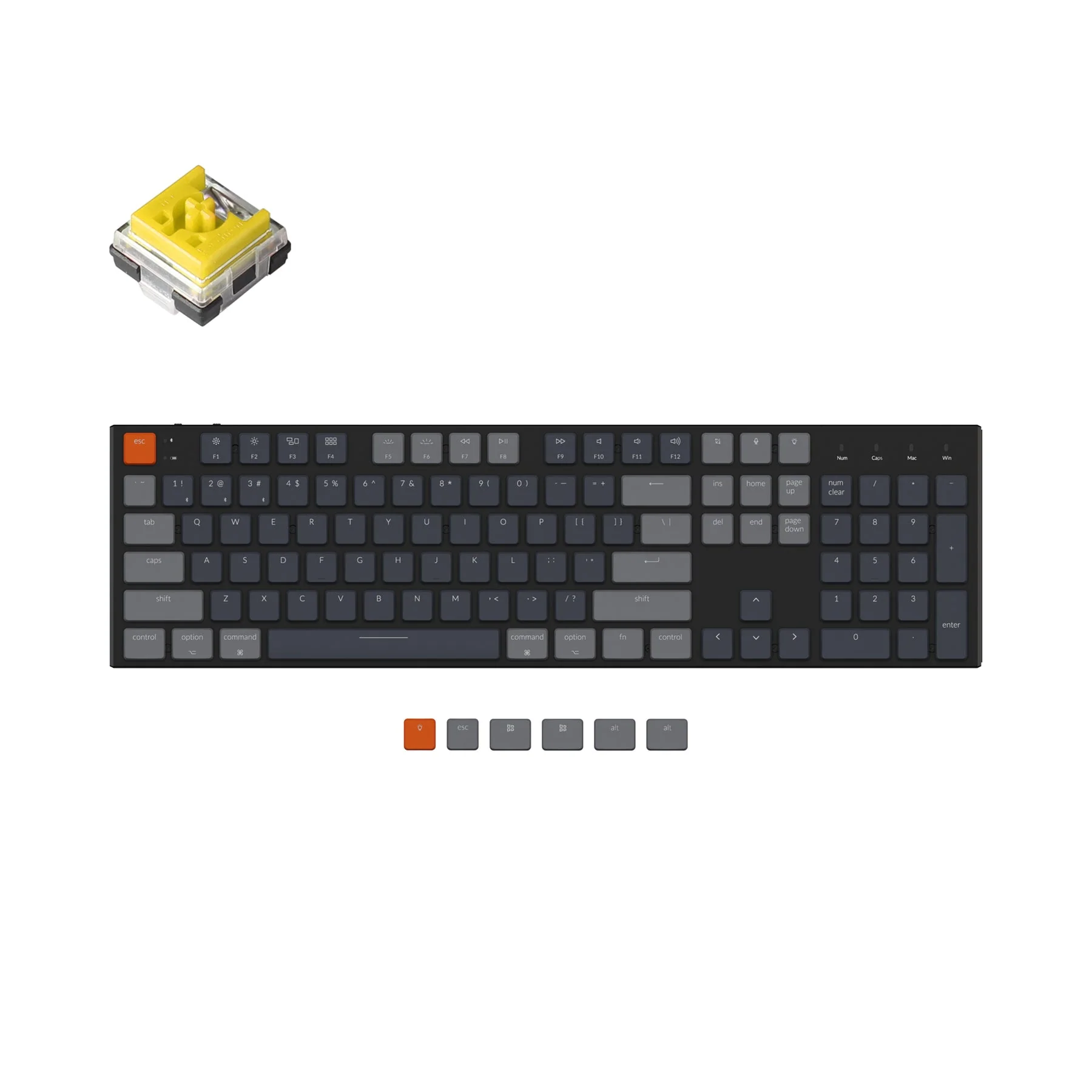 Keychron K5 Ultra-Slim Wireless Mechanical Keyboard (US ANSI Layout) - Image 15