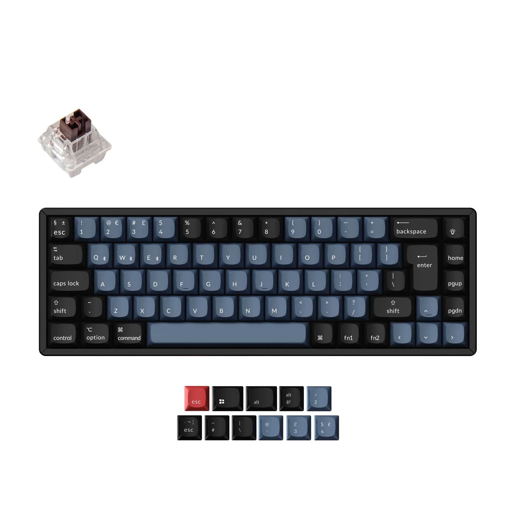 Keychron K6 Pro QMK/VIA Wireless Mechanical Keyboard ISO Layout Collection - Image 2