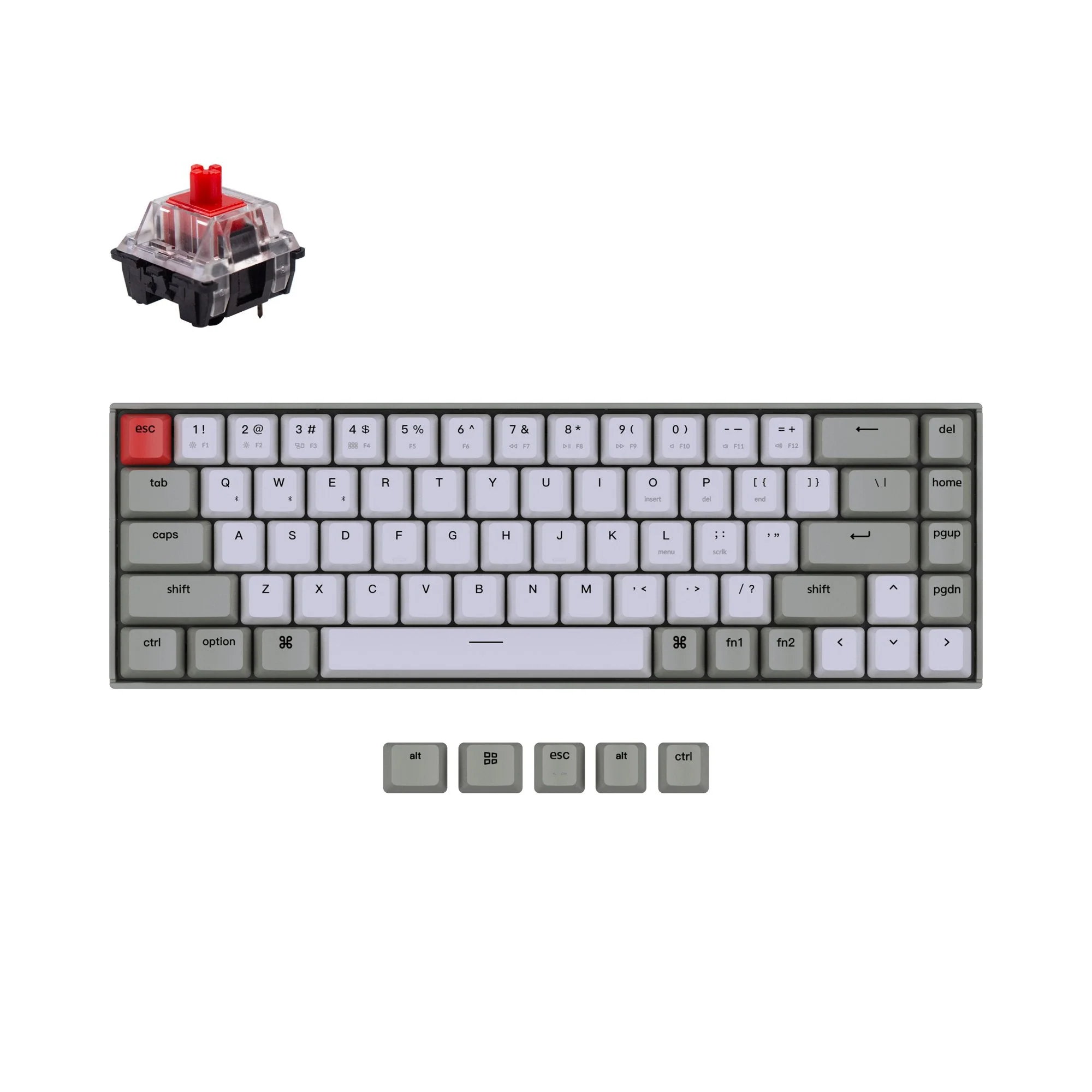 Keychron K6 Wireless Mechanical Keyboard (US ANSI Layout) - Image 13