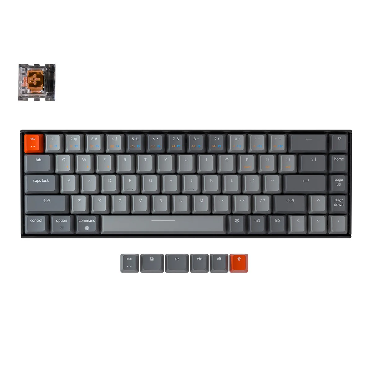 Keychron K6 Wireless Mechanical Keyboard (US ANSI Layout) - Image 9