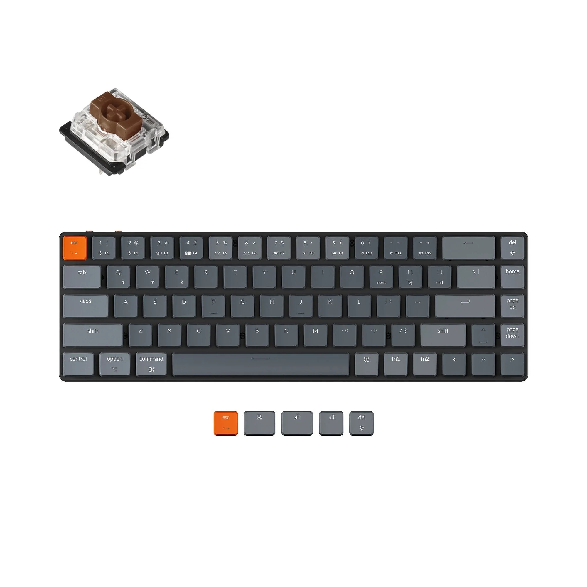 Keychron K7 Ultra-slim Wireless Mechanical Keyboard (US ANSI Layout) - Image 11