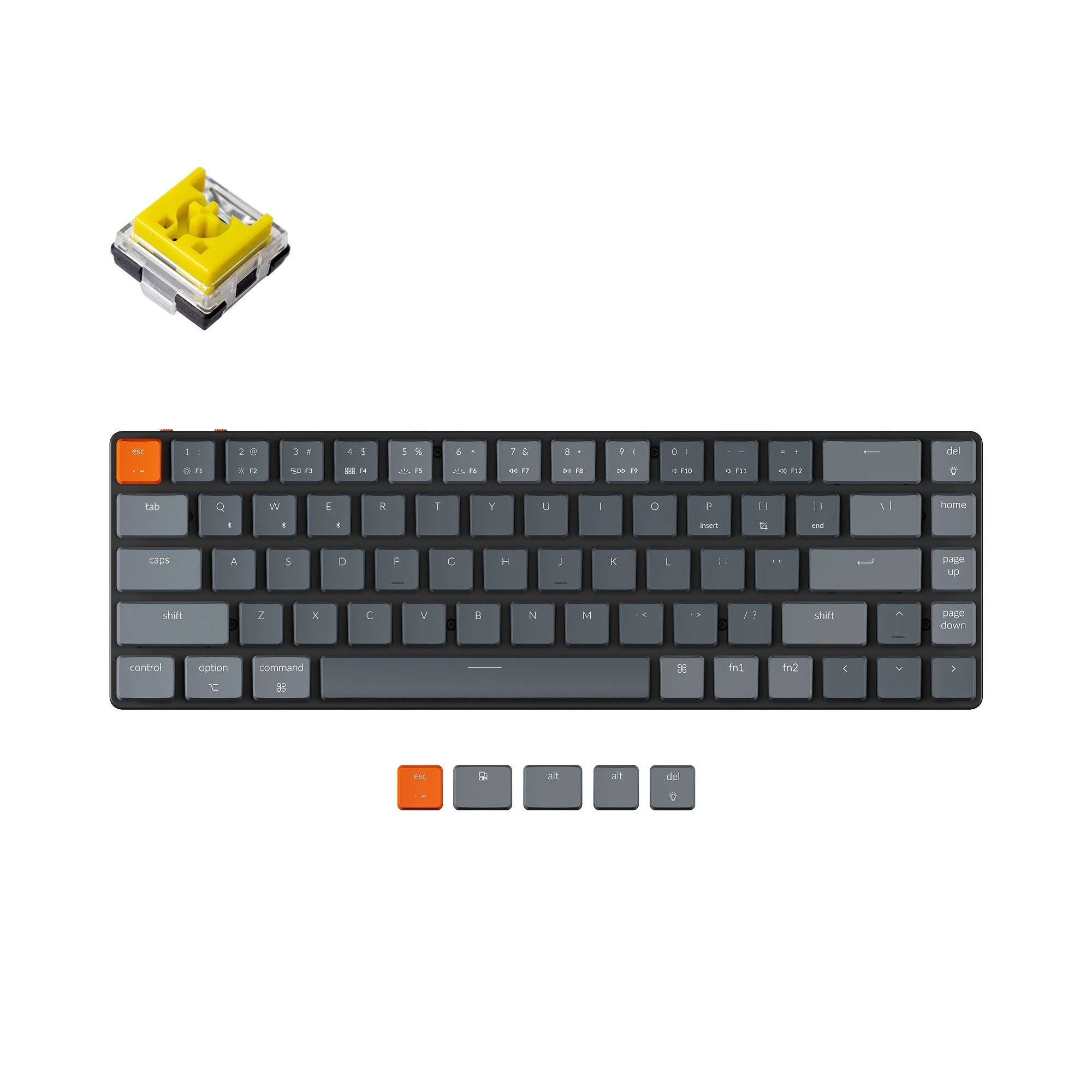 Keychron K7 Ultra-slim Wireless Mechanical Keyboard (US ANSI Layout) - Image 15