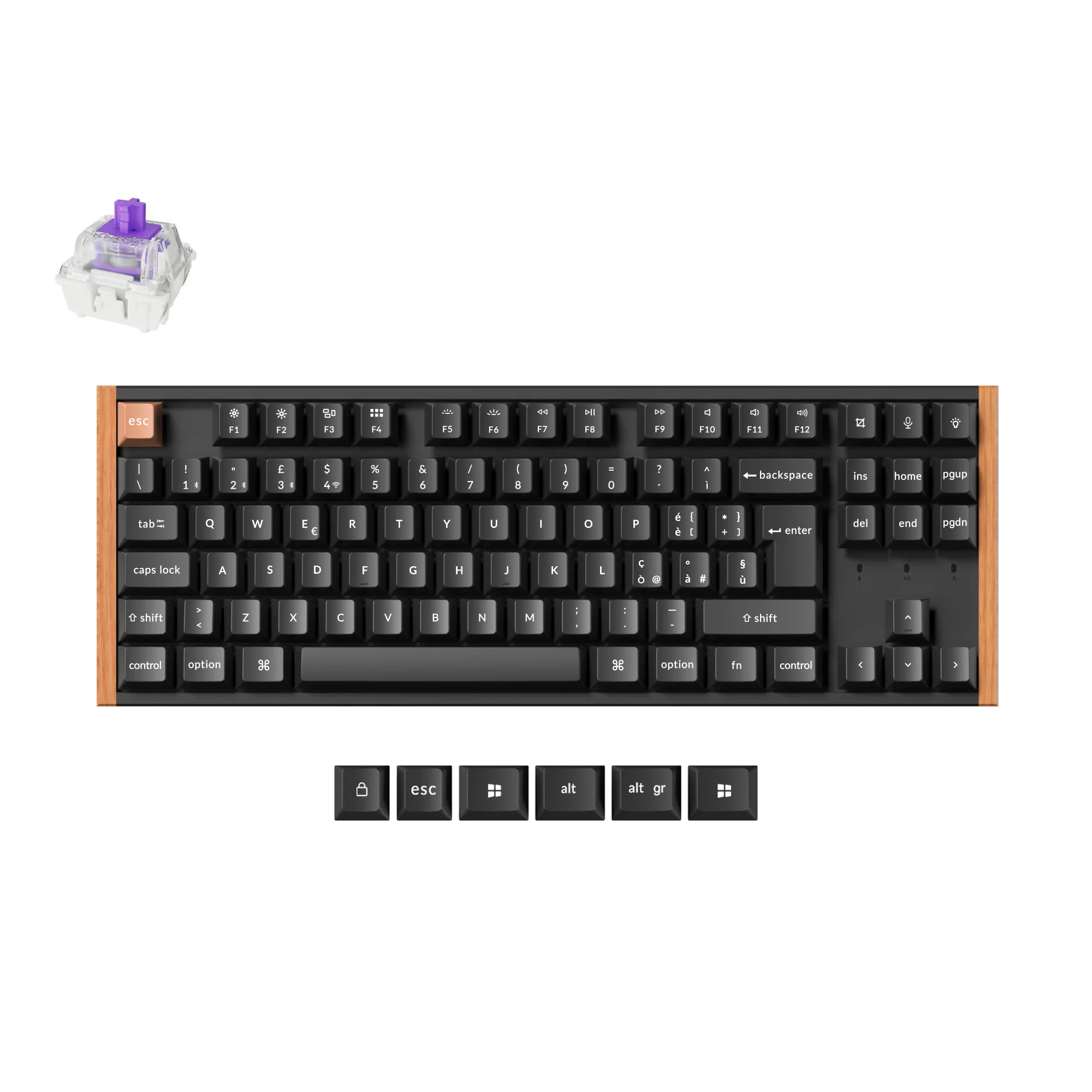 Keychron K8 HE Wireless Magnetic Switch Custom Keyboard ISO Layout Collection
