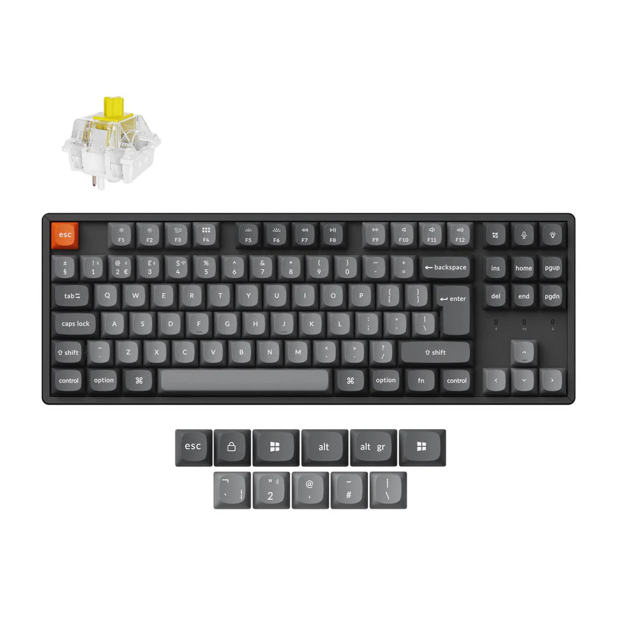 Keychron K8 Max QMK Wireless Mechanical Keyboard ISO Layout Collection - Image 3
