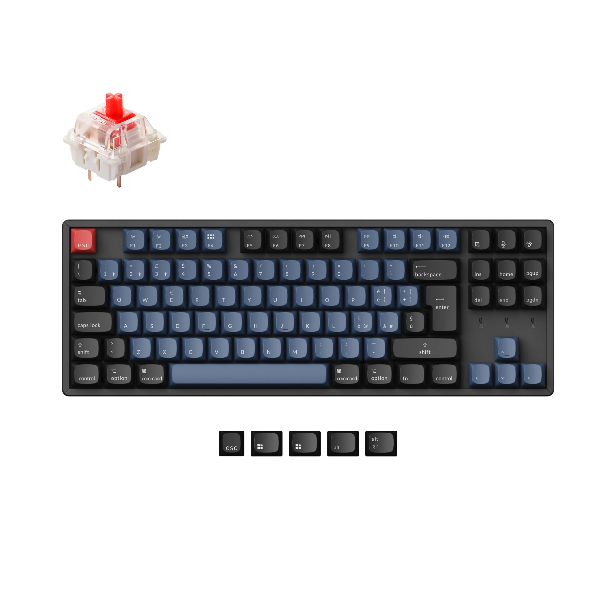 Keychron K8 Pro QMK/VIA Wireless Mechanical Keyboard ISO Layout Collection - Image 11