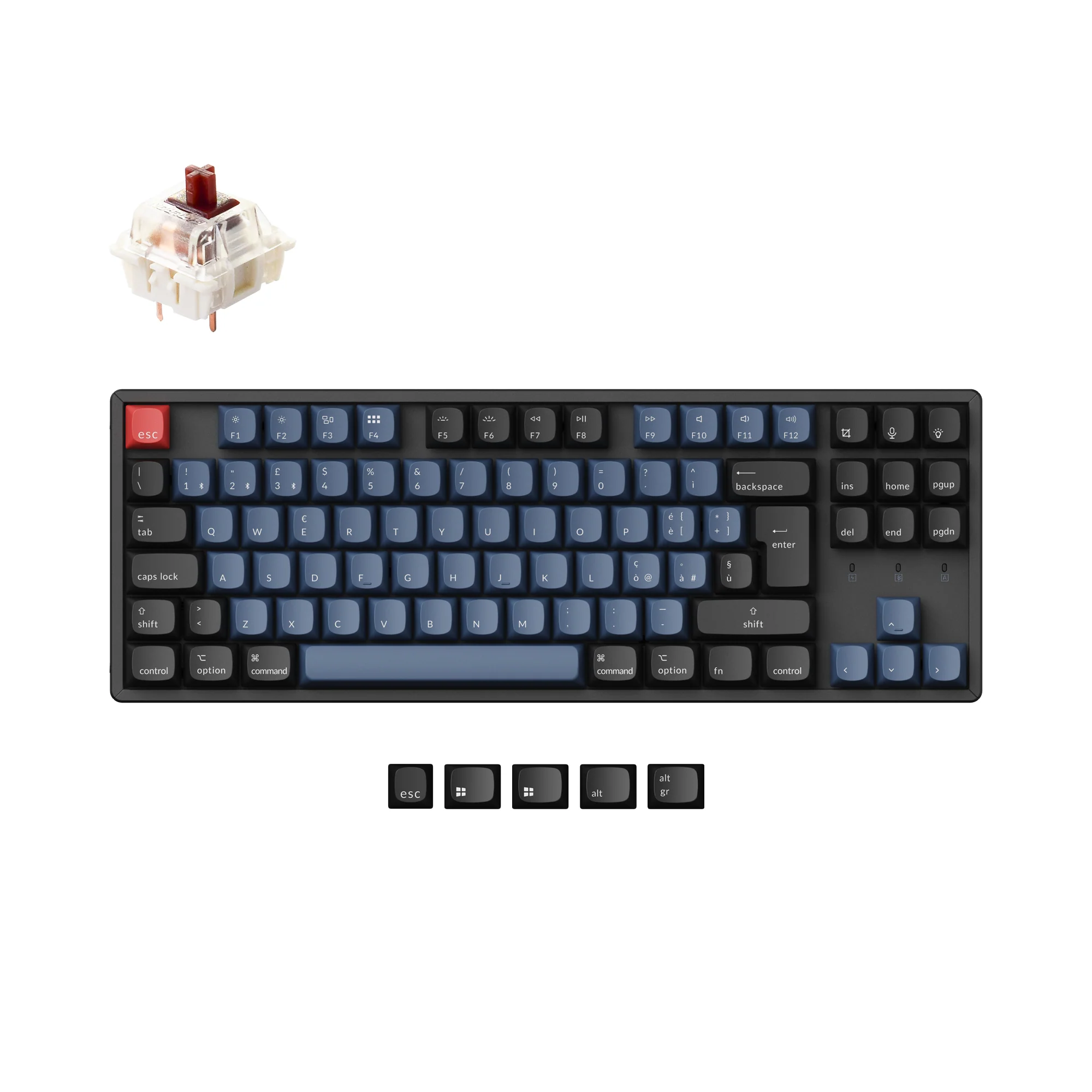 Keychron K8 Pro QMK/VIA Wireless Mechanical Keyboard ISO Layout Collection - Image 12