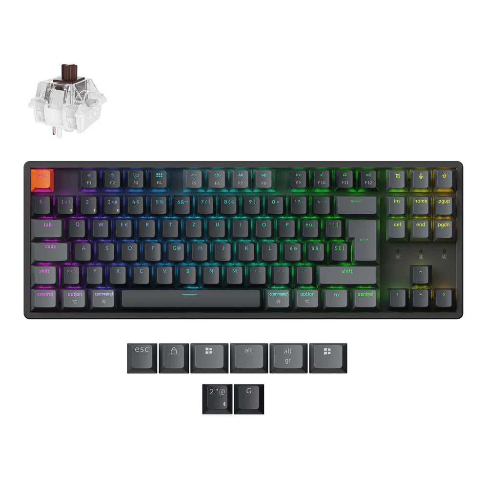 Keychron K8 QMK Wireless Mechanical Keyboard (ISO Layout) - Version 2 - Image 11