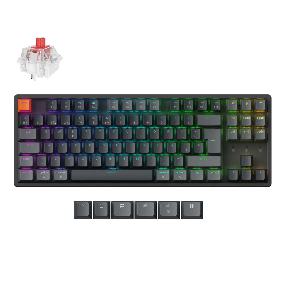 Keychron K8 QMK Wireless Mechanical Keyboard (ISO Layout) - Version 2 - Image 13