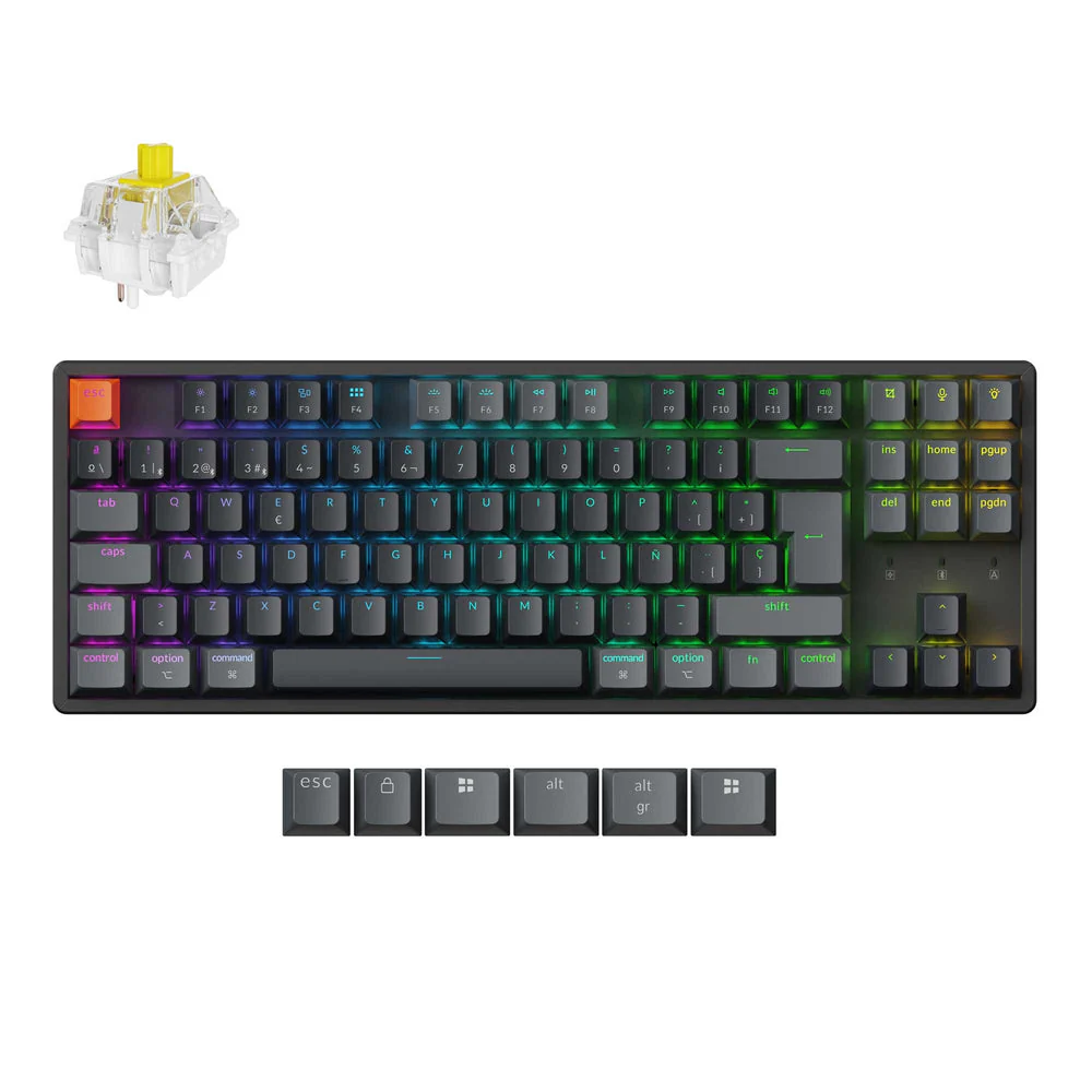 Keychron K8 QMK Wireless Mechanical Keyboard (ISO Layout) - Version 2 - Image 15