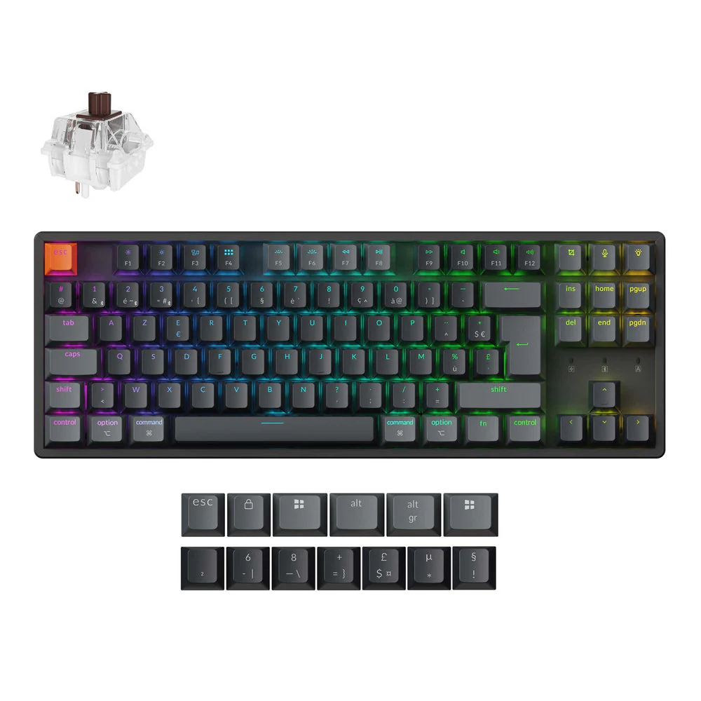 Keychron K8 QMK Wireless Mechanical Keyboard (ISO Layout) - Version 2 - Image 17