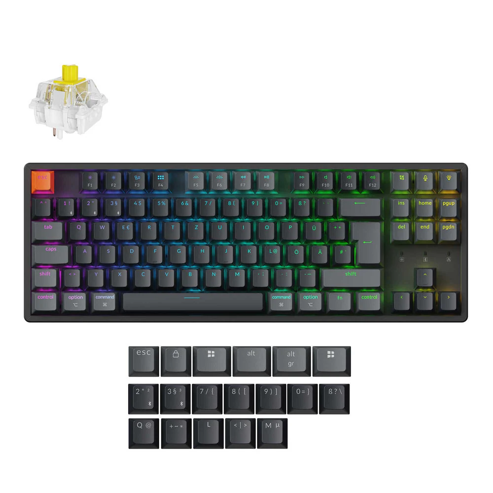 Keychron K8 QMK Wireless Mechanical Keyboard (ISO Layout) - Version 2 - Image 3