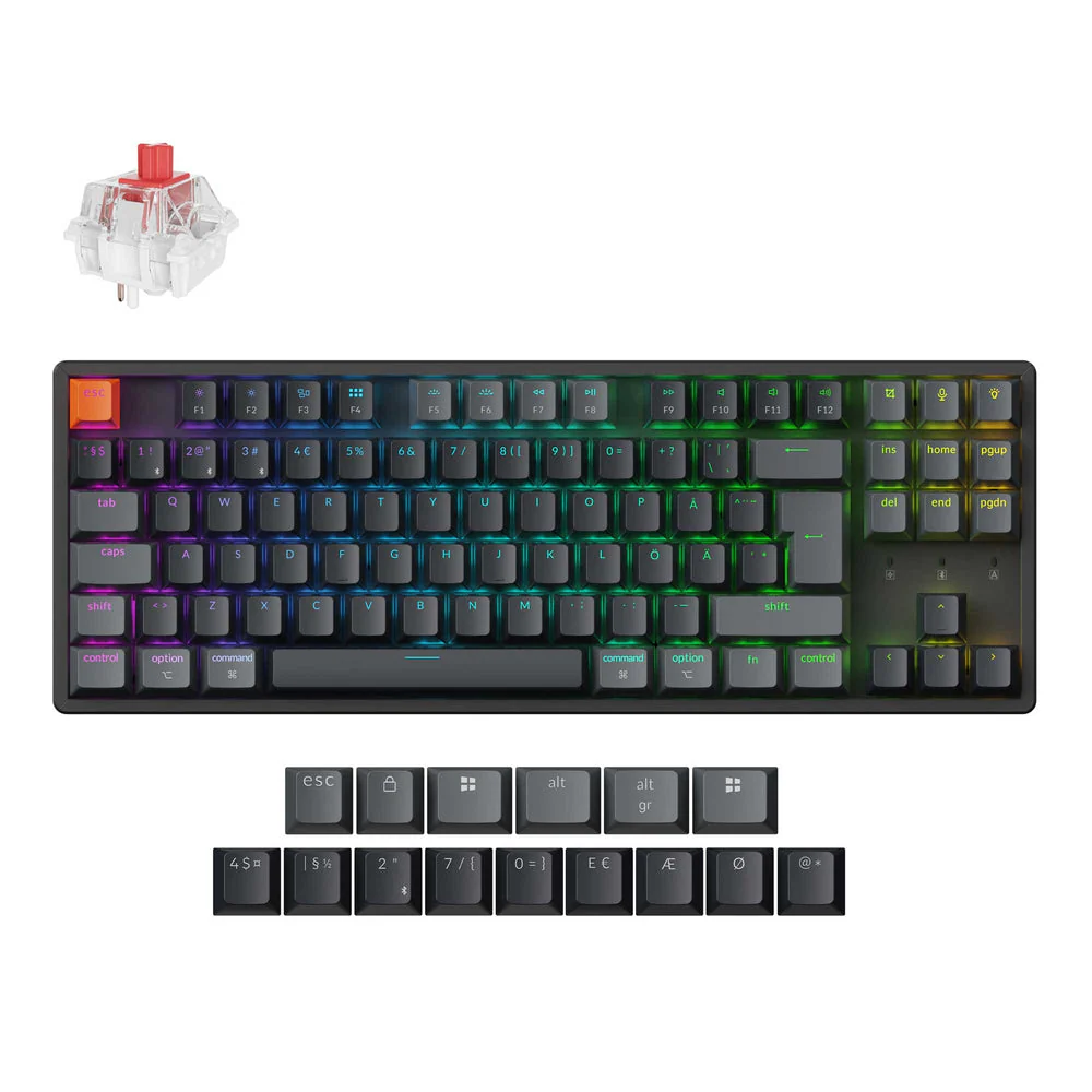 Keychron K8 QMK Wireless Mechanical Keyboard (ISO Layout) - Version 2 - Image 7