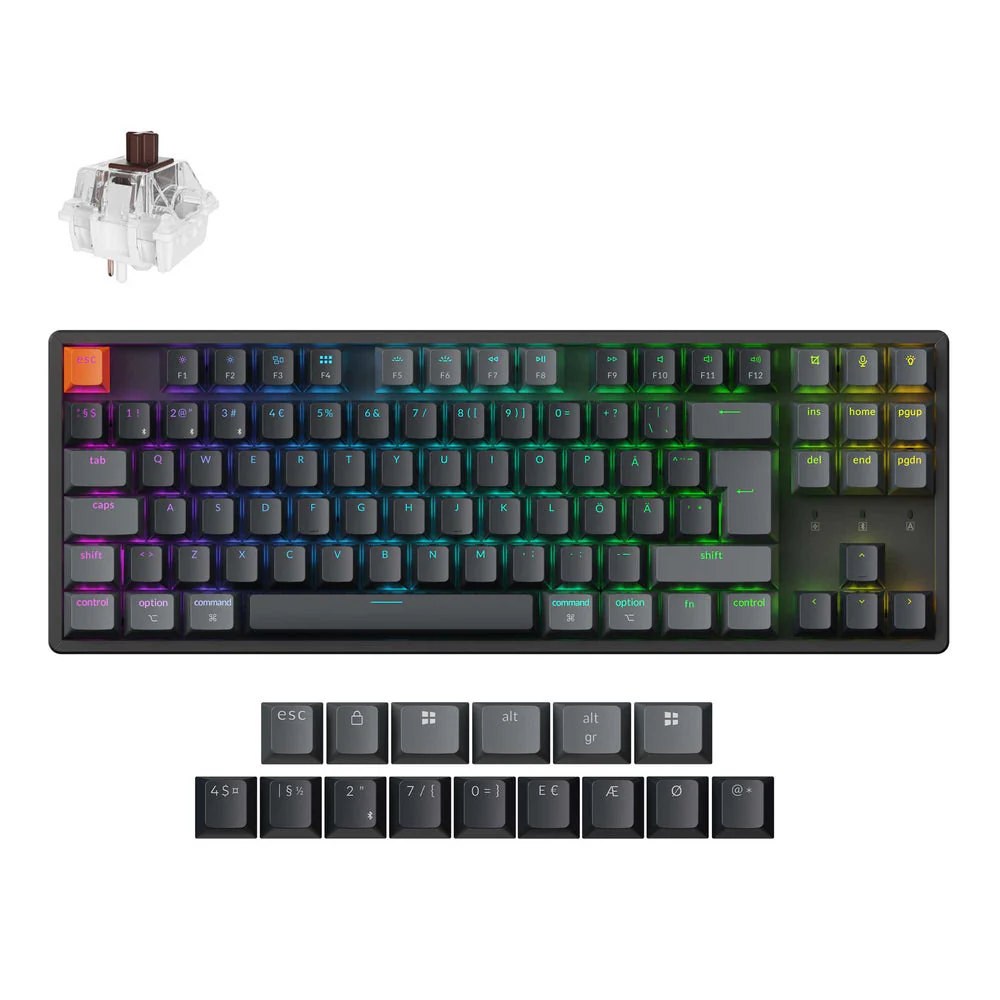 Keychron K8 QMK Wireless Mechanical Keyboard (ISO Layout) - Version 2 - Image 8