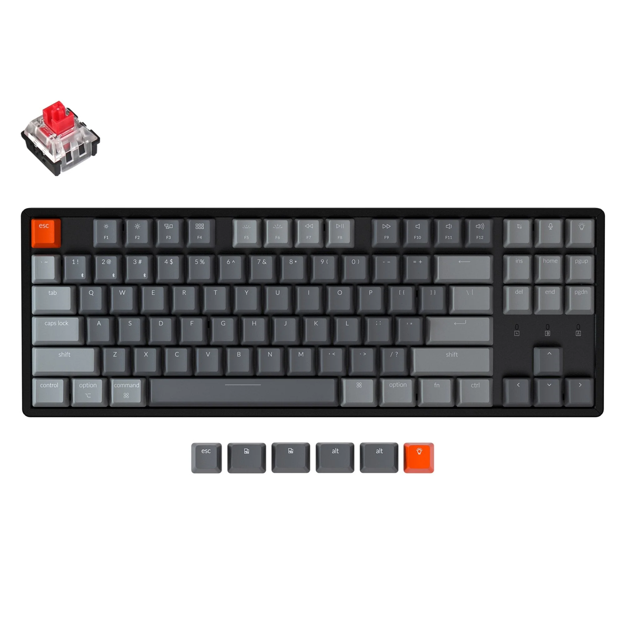 Keychron K8 Wireless Mechanical Keyboard (US ANSI Layout) - Image 10