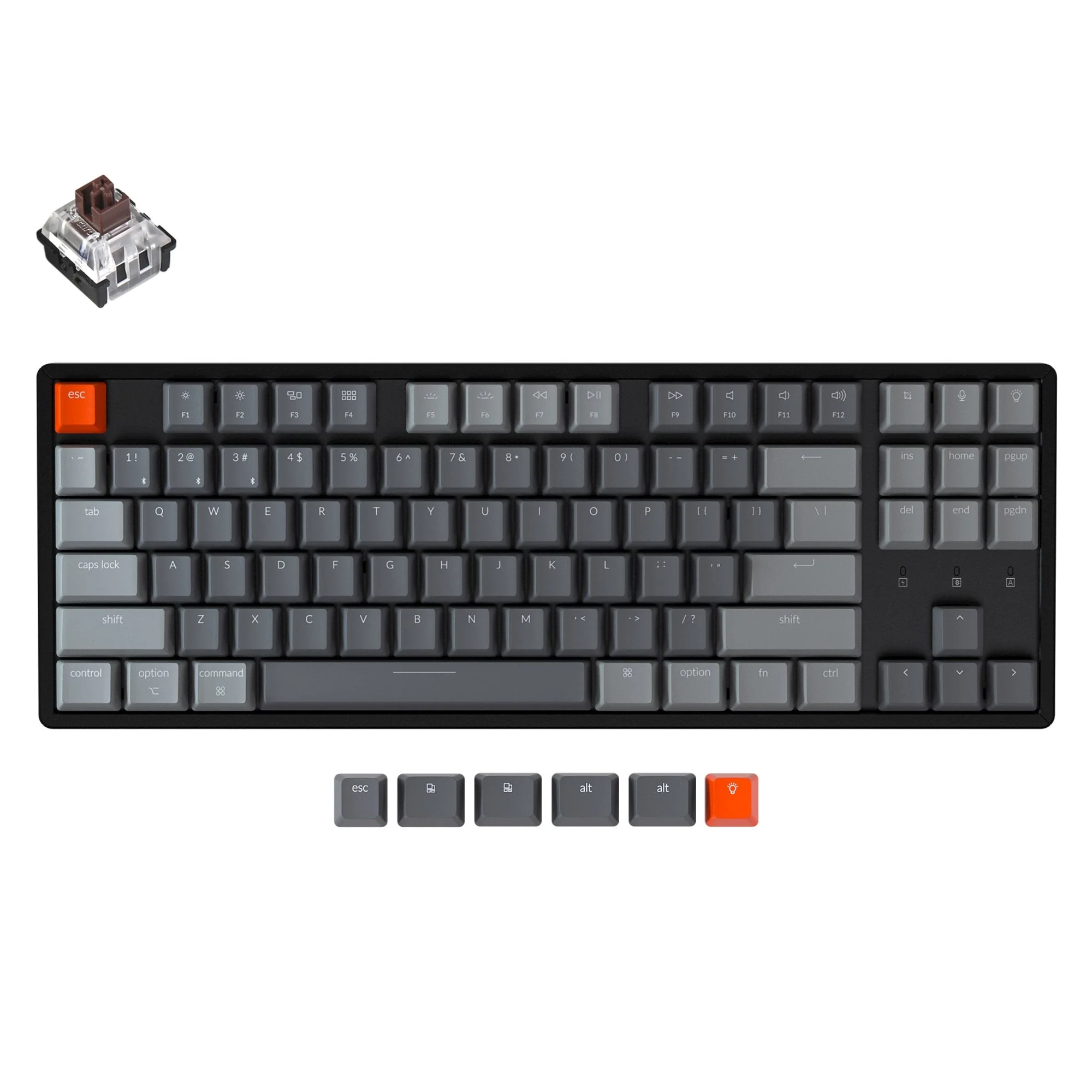 Keychron K8 Wireless Mechanical Keyboard (US ANSI Layout) - Image 12