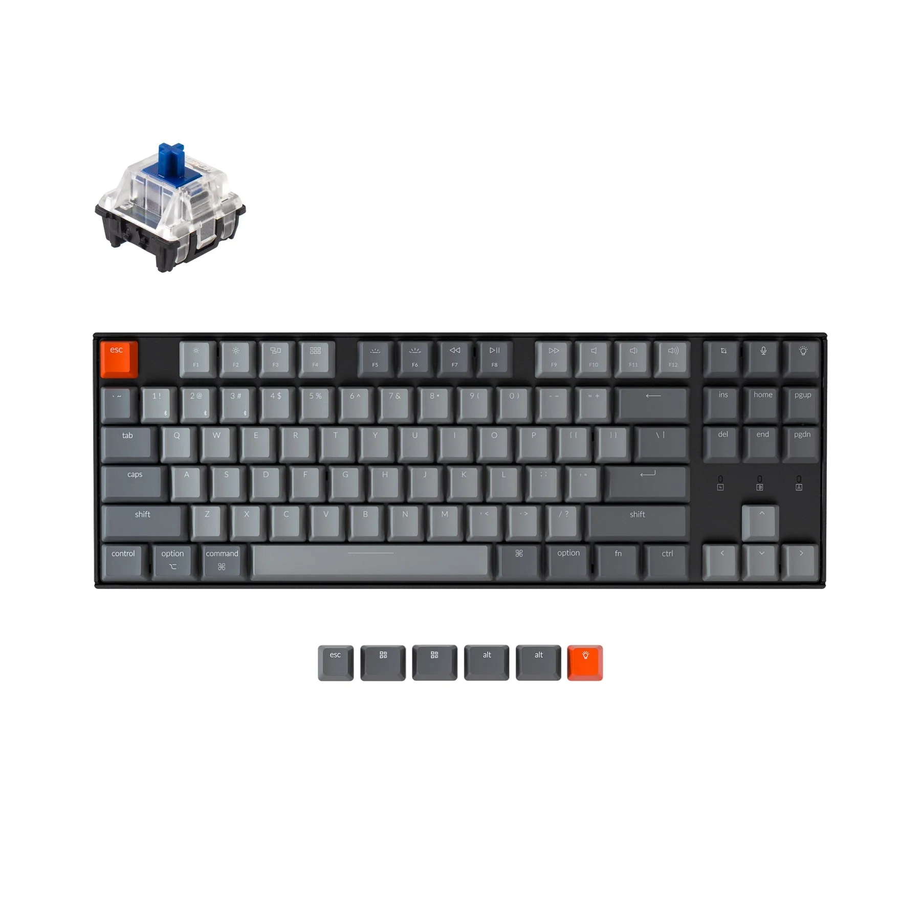 Keychron K8 Wireless Mechanical Keyboard (US ANSI Layout) - Image 14