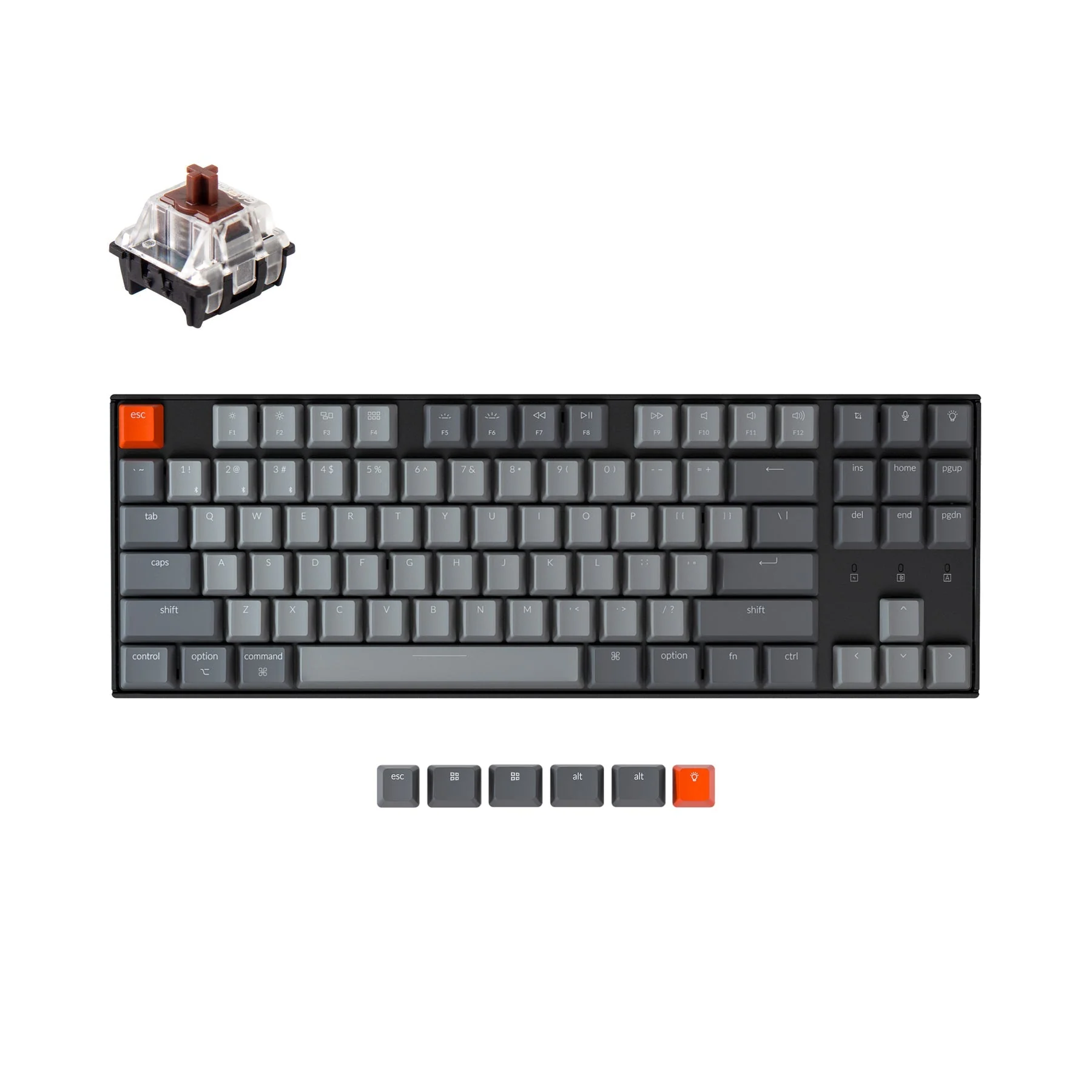 Keychron K8 Wireless Mechanical Keyboard (US ANSI Layout) - Image 15