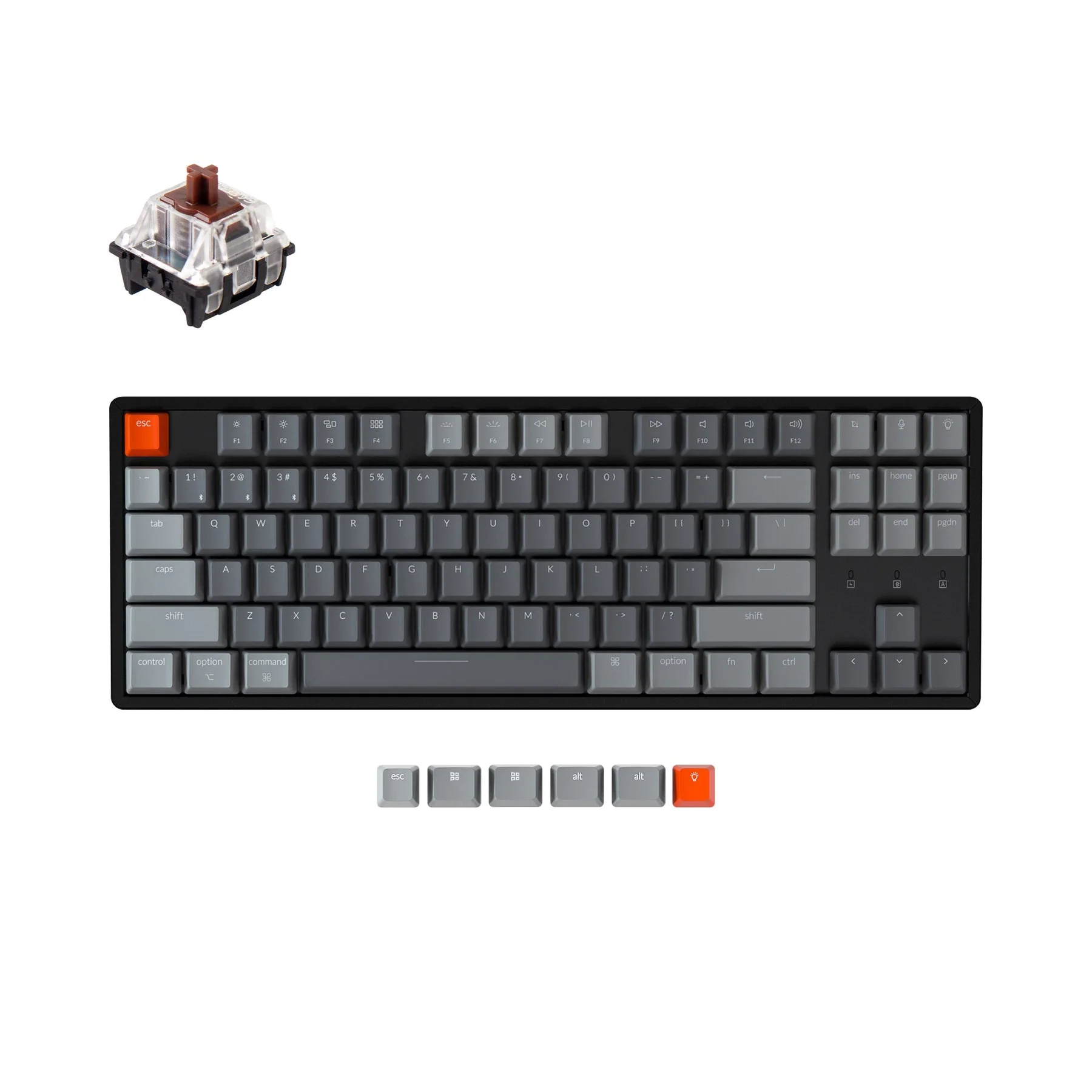Keychron K8 Wireless Mechanical Keyboard (US ANSI Layout) - Image 16