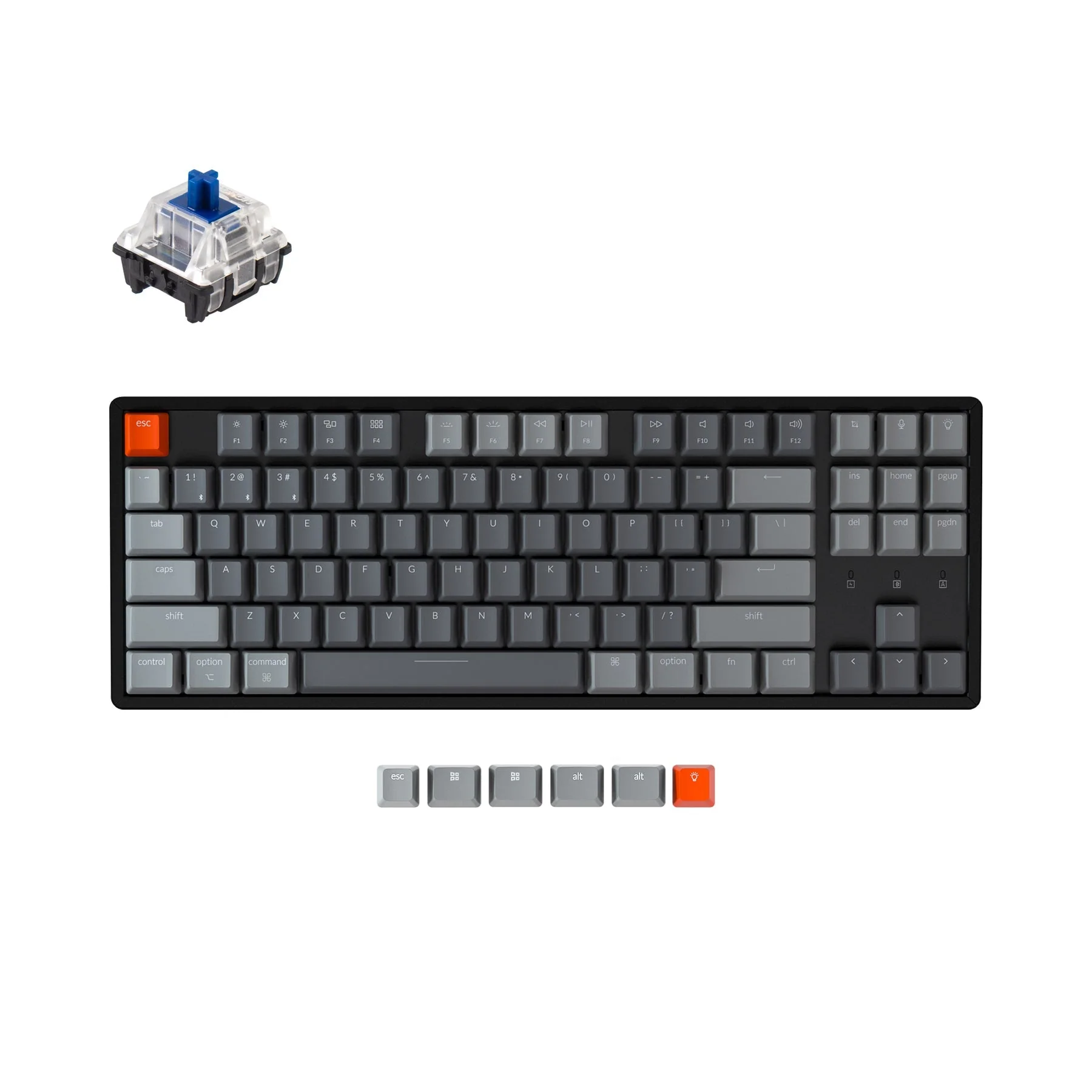 Keychron K8 Wireless Mechanical Keyboard (US ANSI Layout) - Image 17