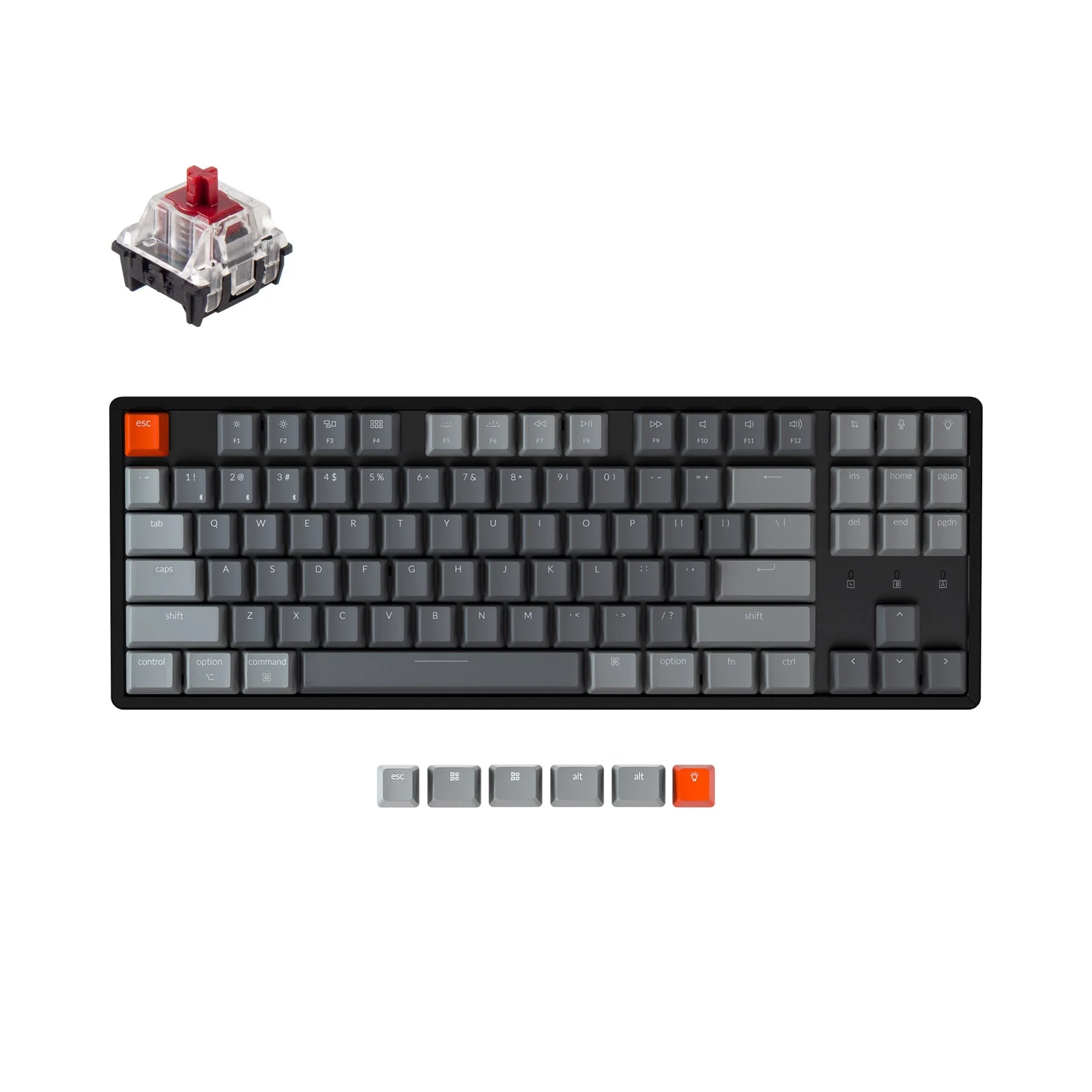 Keychron K8 Wireless Mechanical Keyboard (US ANSI Layout) - Image 18