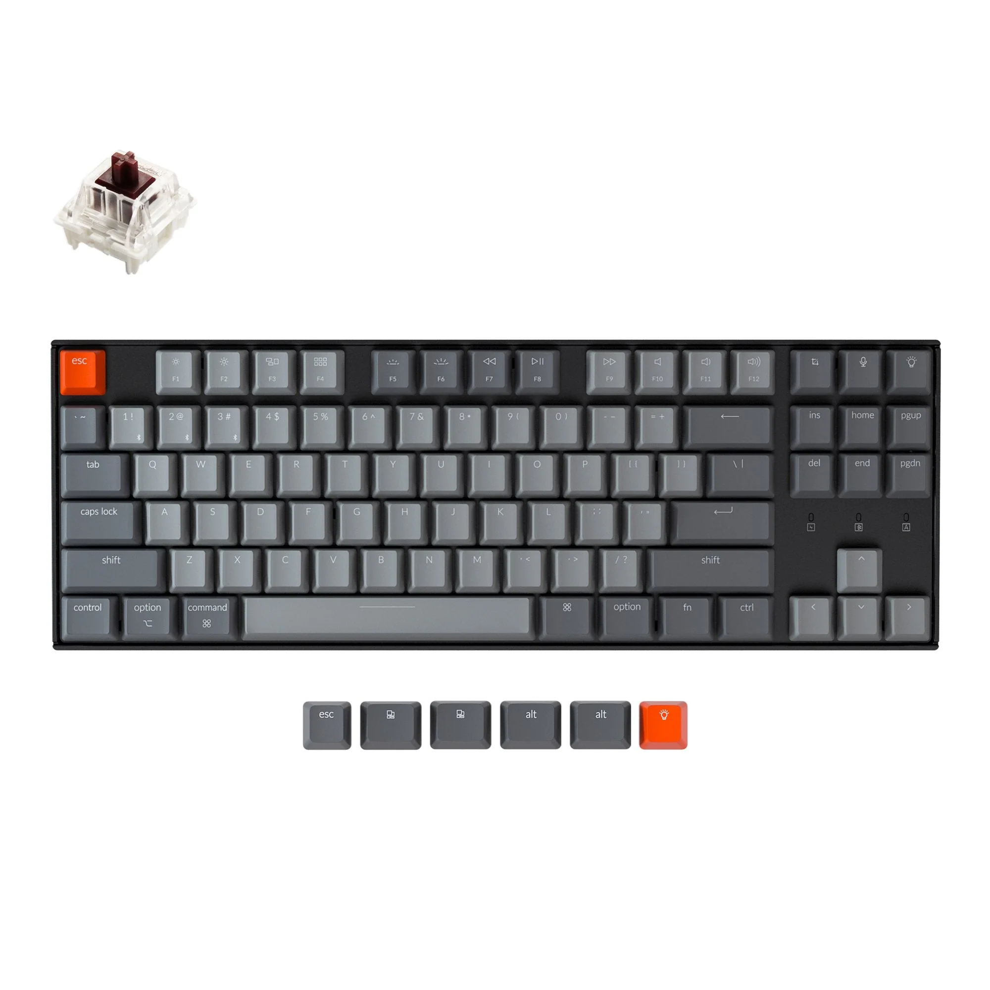 Keychron K8 Wireless Mechanical Keyboard (US ANSI Layout) - Image 3