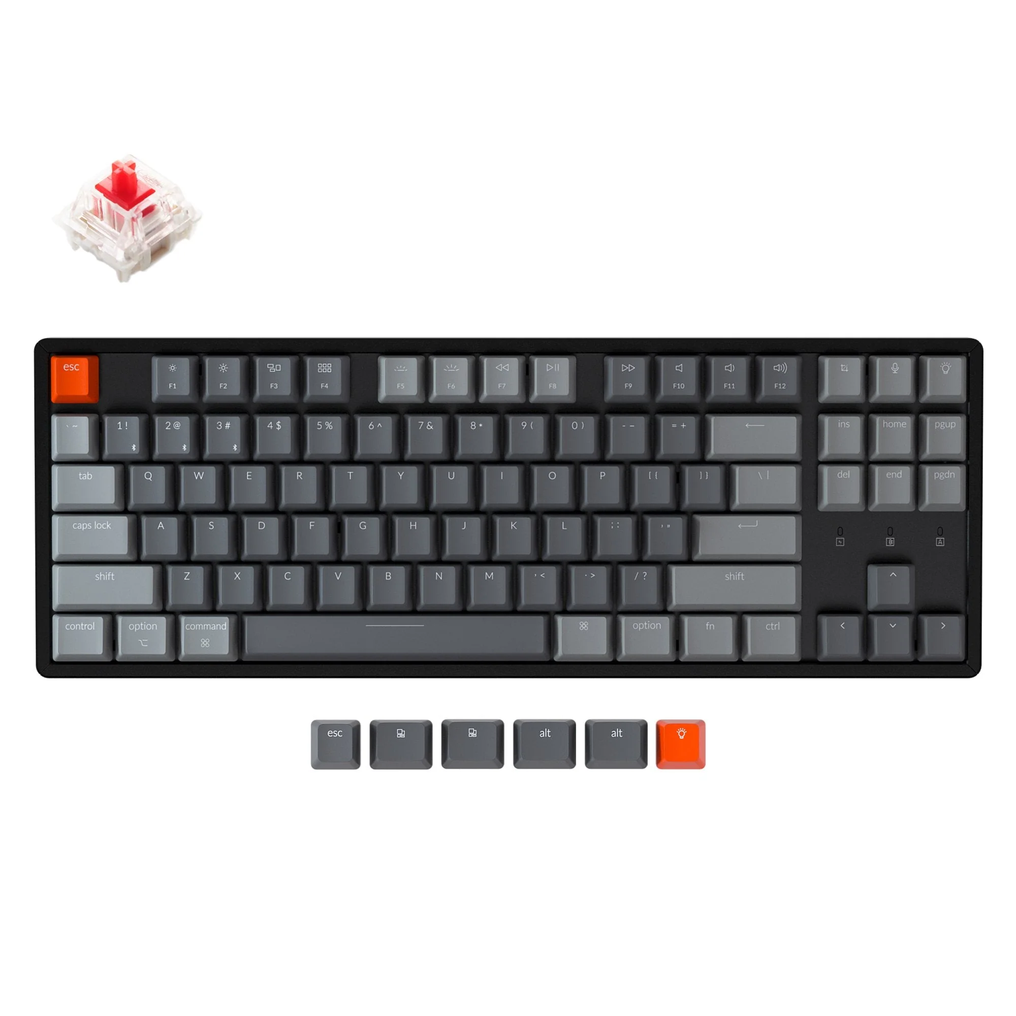 Keychron K8 Wireless Mechanical Keyboard (US ANSI Layout) - Image 4