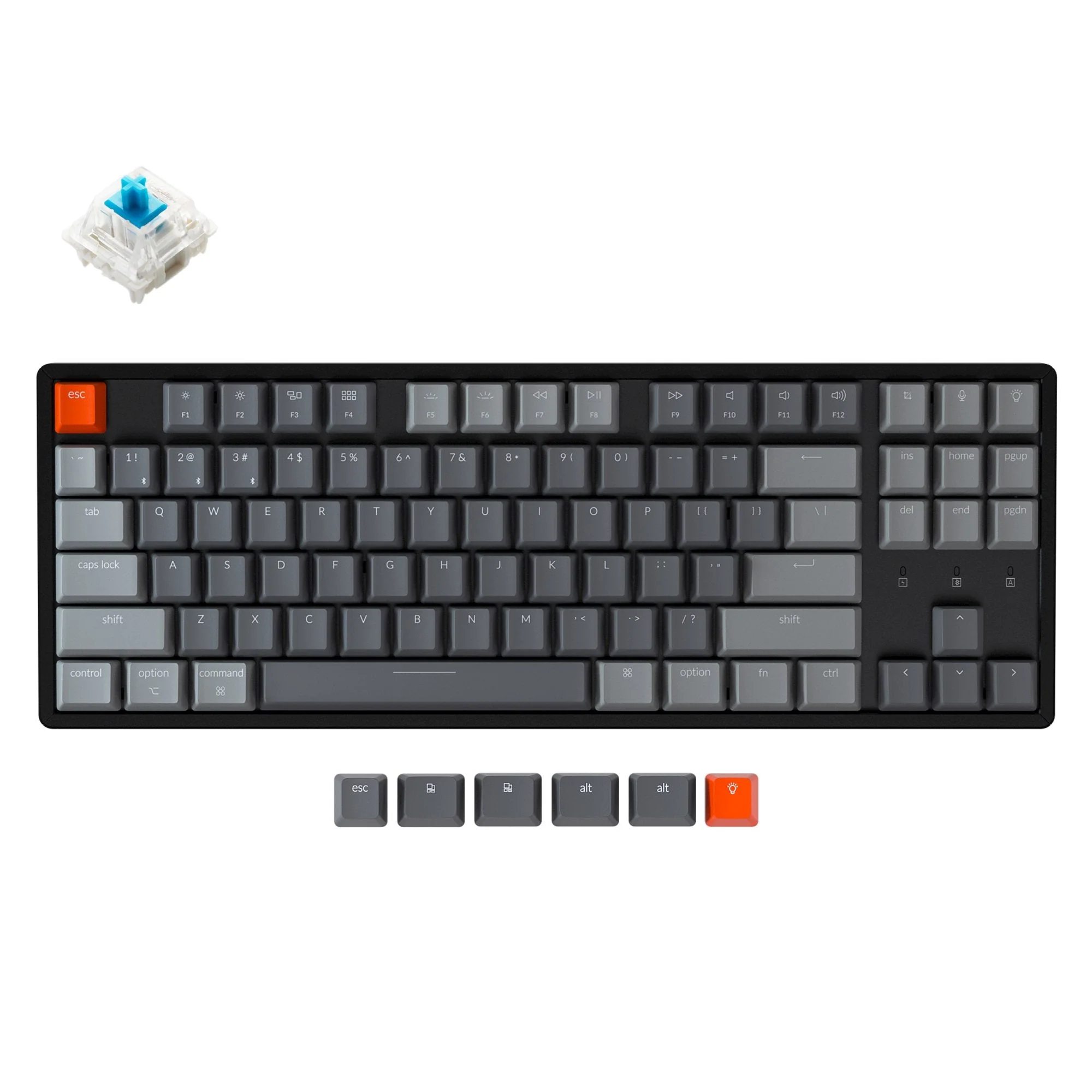 Keychron K8 Wireless Mechanical Keyboard (US ANSI Layout) - Image 5