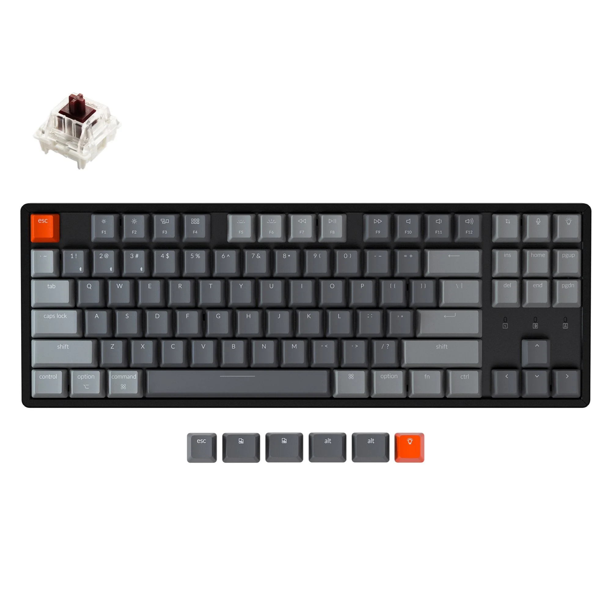 Keychron K8 Wireless Mechanical Keyboard (US ANSI Layout) - Image 6