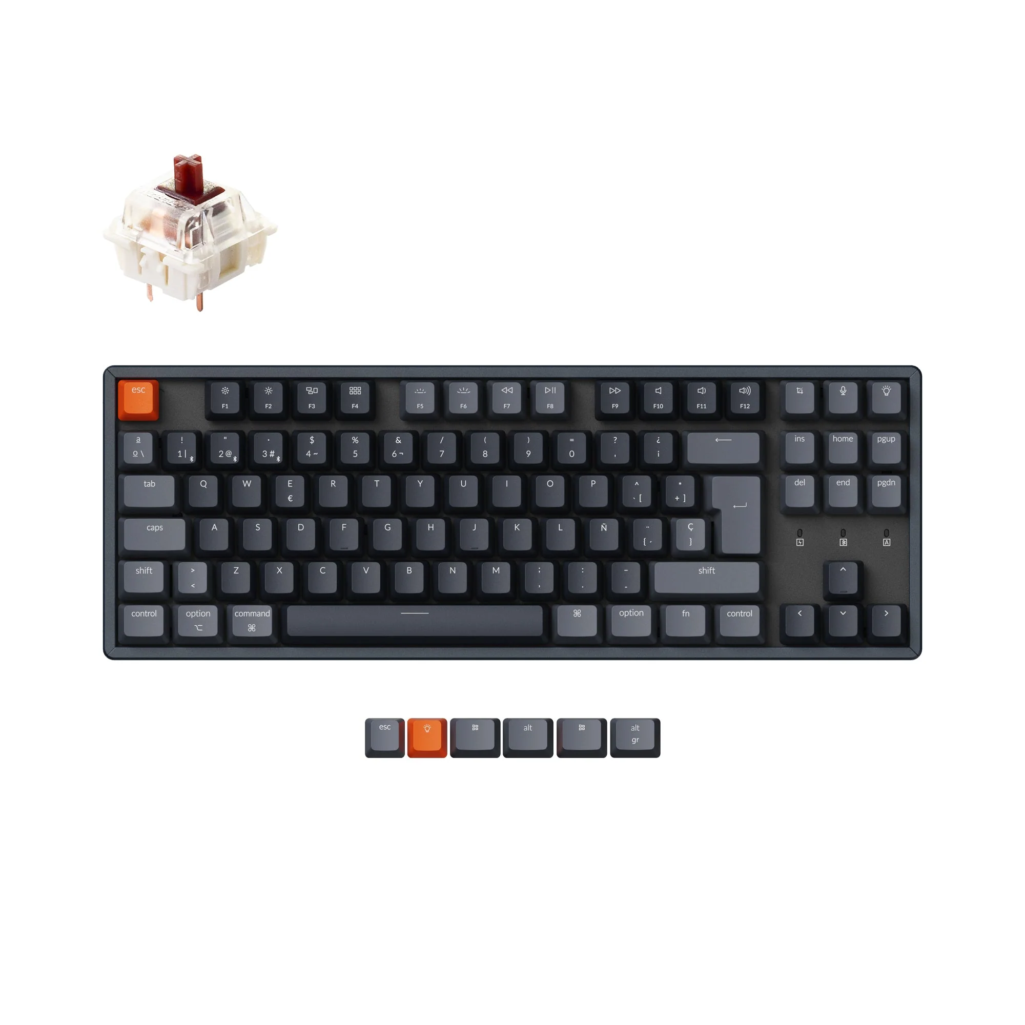 Keychron K8 Wireless Mechanical Keyboard (Spanish ISO - ES Layout) - Image 2