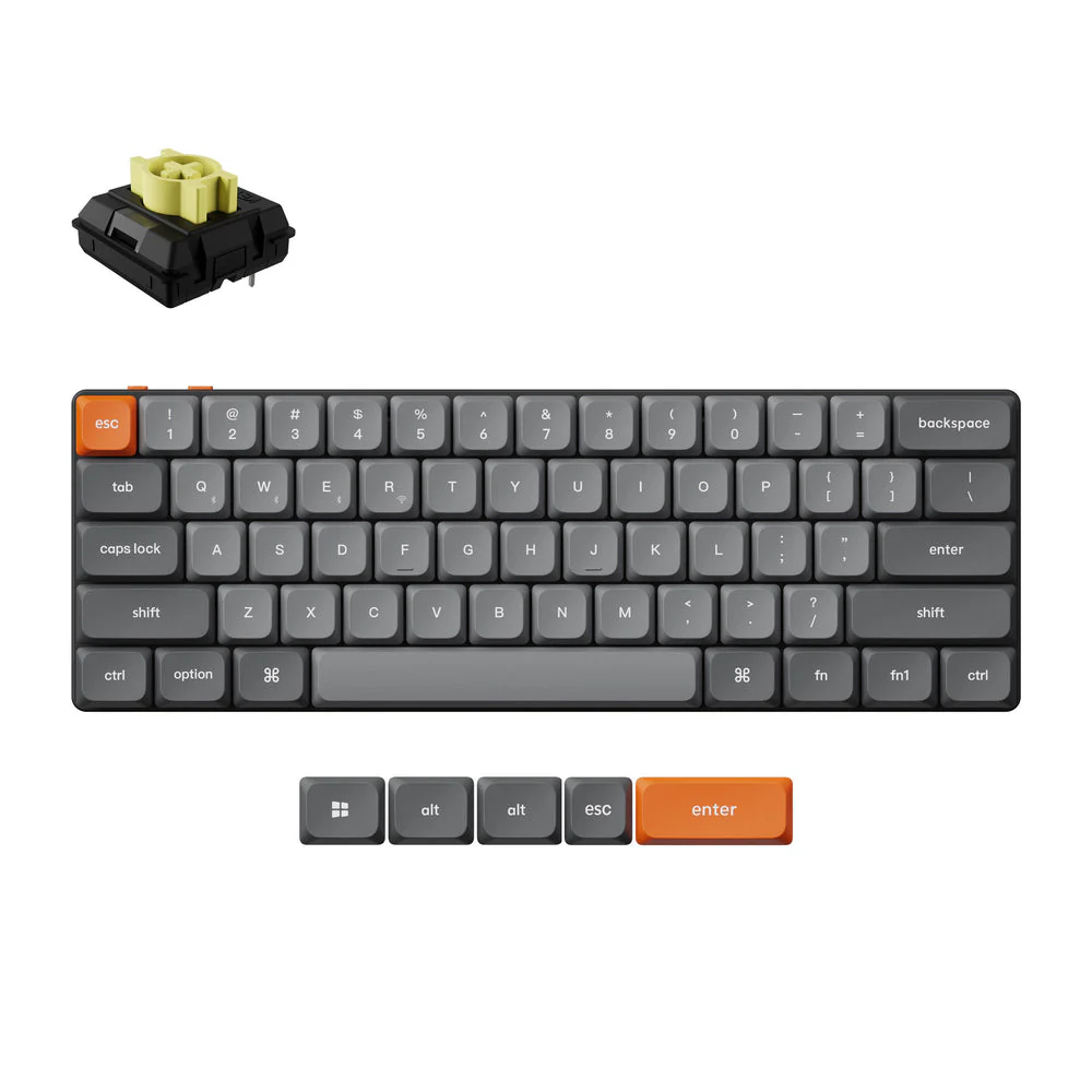 Keychron K9 Max QMK Wireless Custom Mechanical Keyboard (US ANSI Keyboard)
