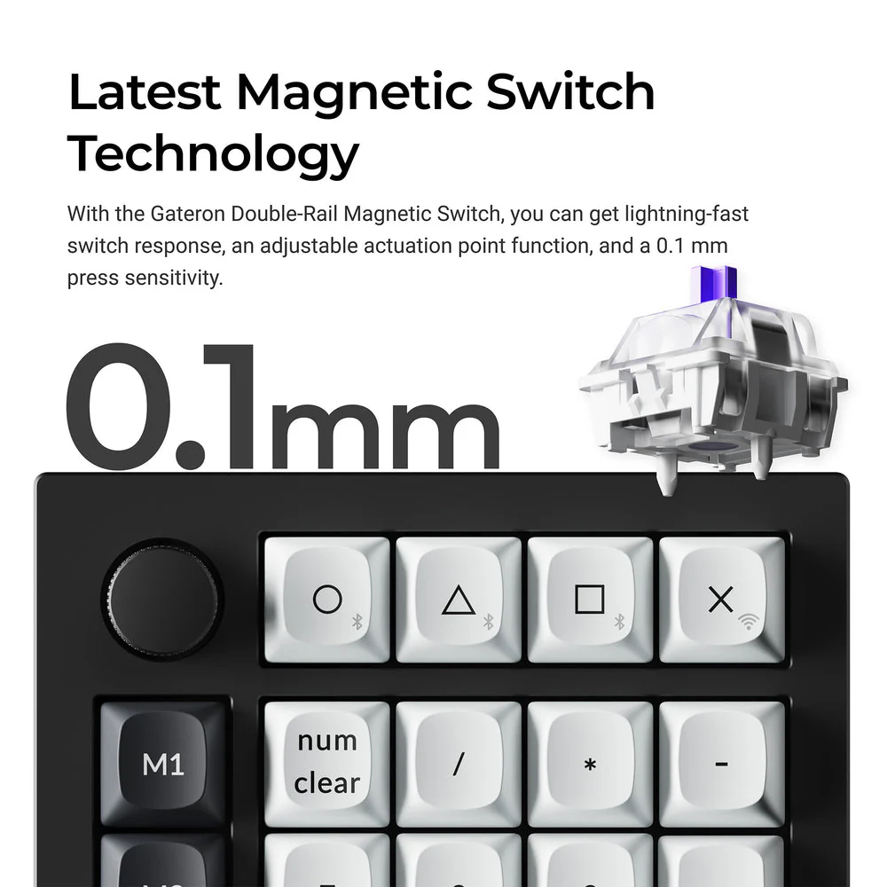 Keychron Q0 HE QMK Wireless Custom Number Pad - Image 4