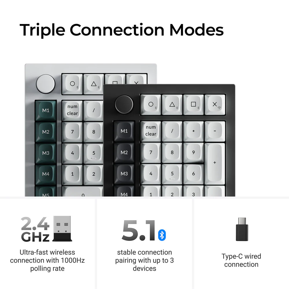 Keychron Q0 HE QMK Wireless Custom Number Pad - Image 7