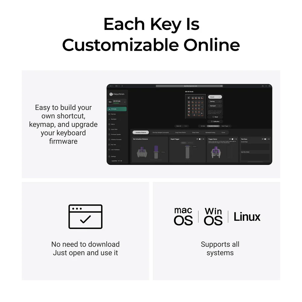 Keychron Q0 HE QMK Wireless Custom Number Pad - Image 8