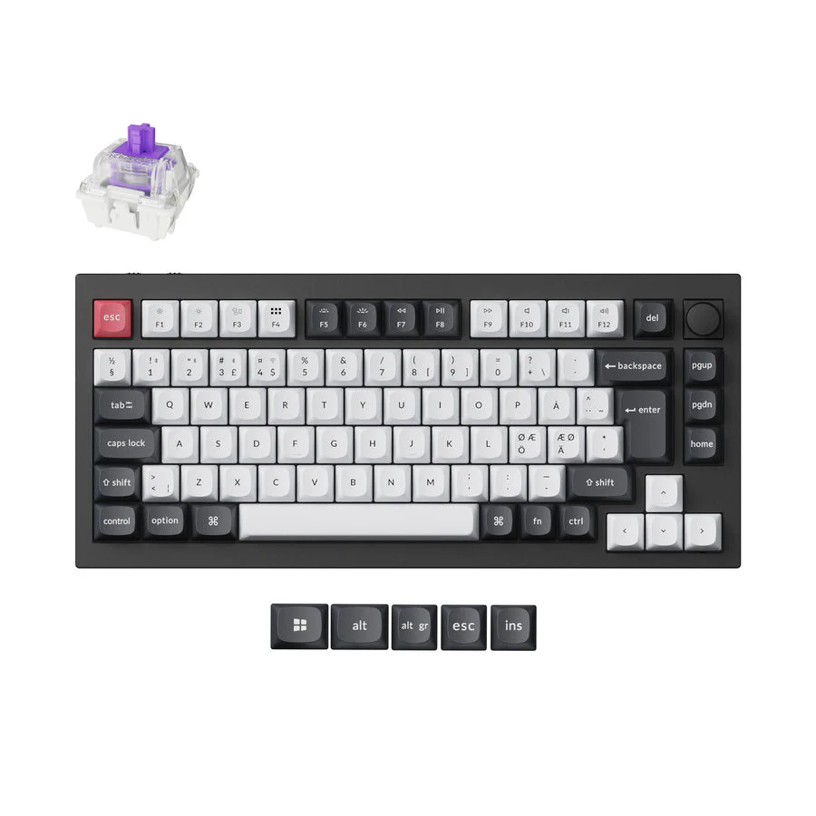 Keychron Q1 HE QMK Wireless Custom Keyboard ISO Layout Collection - Image 3