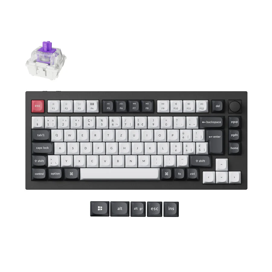Keychron Q1 HE QMK Wireless Custom Keyboard ISO Layout Collection - Image 4
