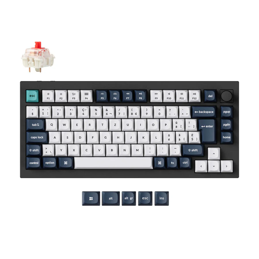 Keychron Q1 Max QMK/VIA Wireless Custom Mechanical Keyboard ISO Layout Collection - Image 10