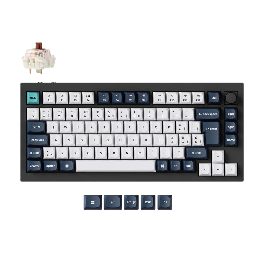 Keychron Q1 Max QMK/VIA Wireless Custom Mechanical Keyboard ISO Layout Collection - Image 11