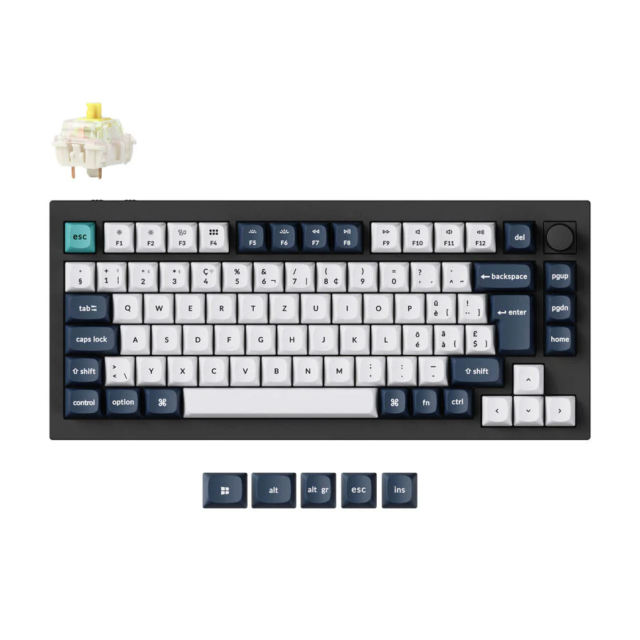 Keychron Q1 Max QMK/VIA Wireless Custom Mechanical Keyboard ISO Layout Collection - Image 12