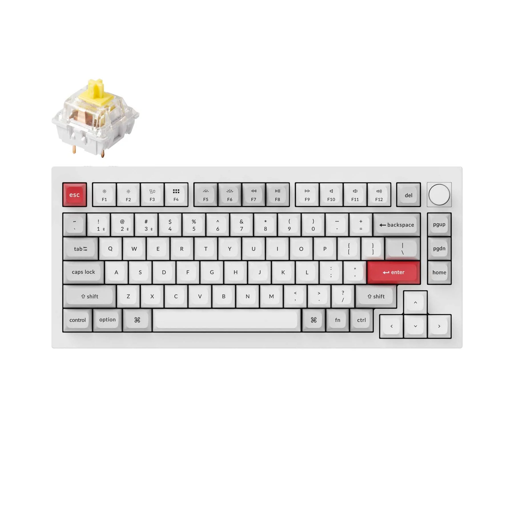 Keychron Q1 Pro QMK/VIA Wireless Custom Mechanical Keyboard (US ANSI Layout) - Image 9