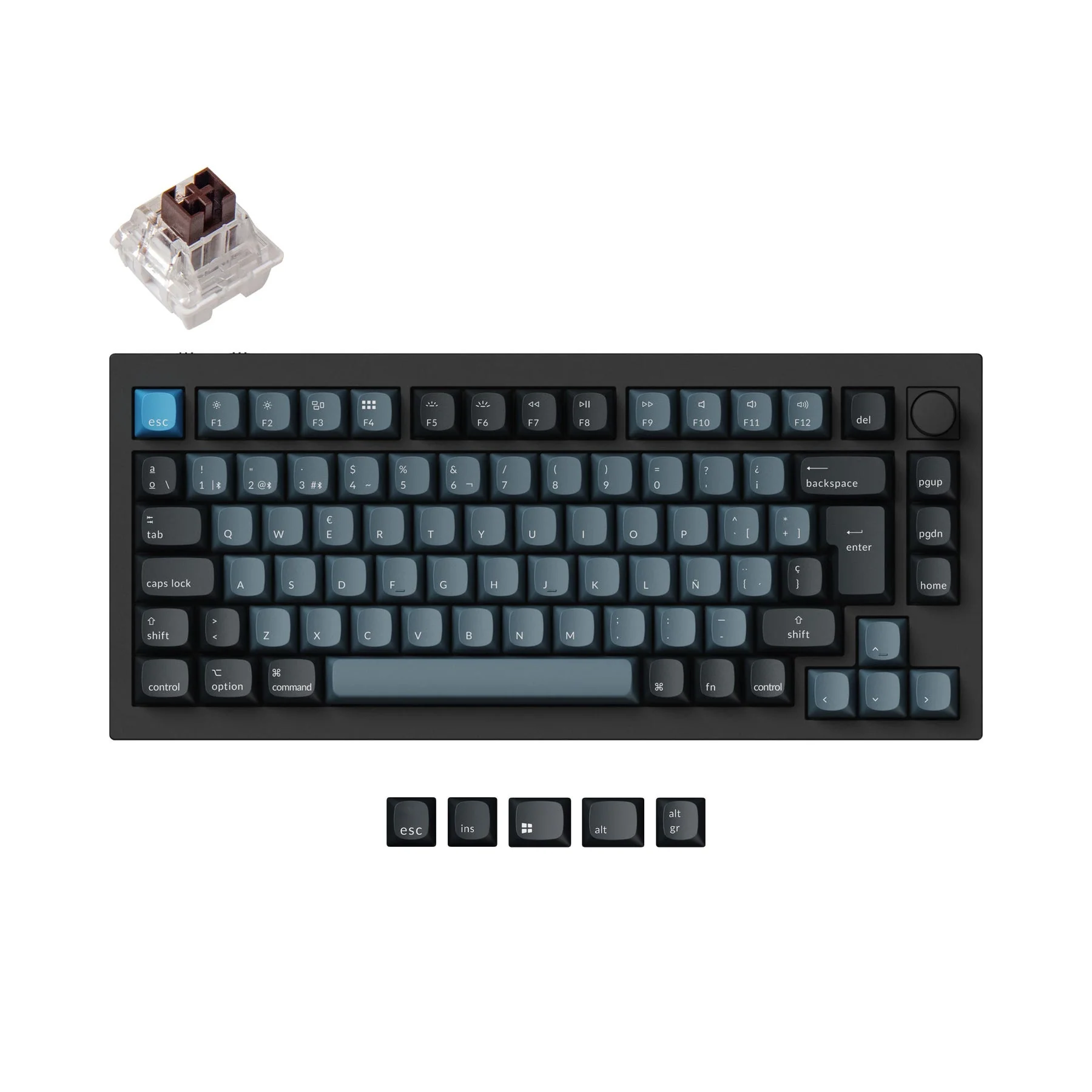 Keychron Q1 Pro QMK/VIA Wireless Custom Mechanical Keyboard ISO Layout Collection - Image 10