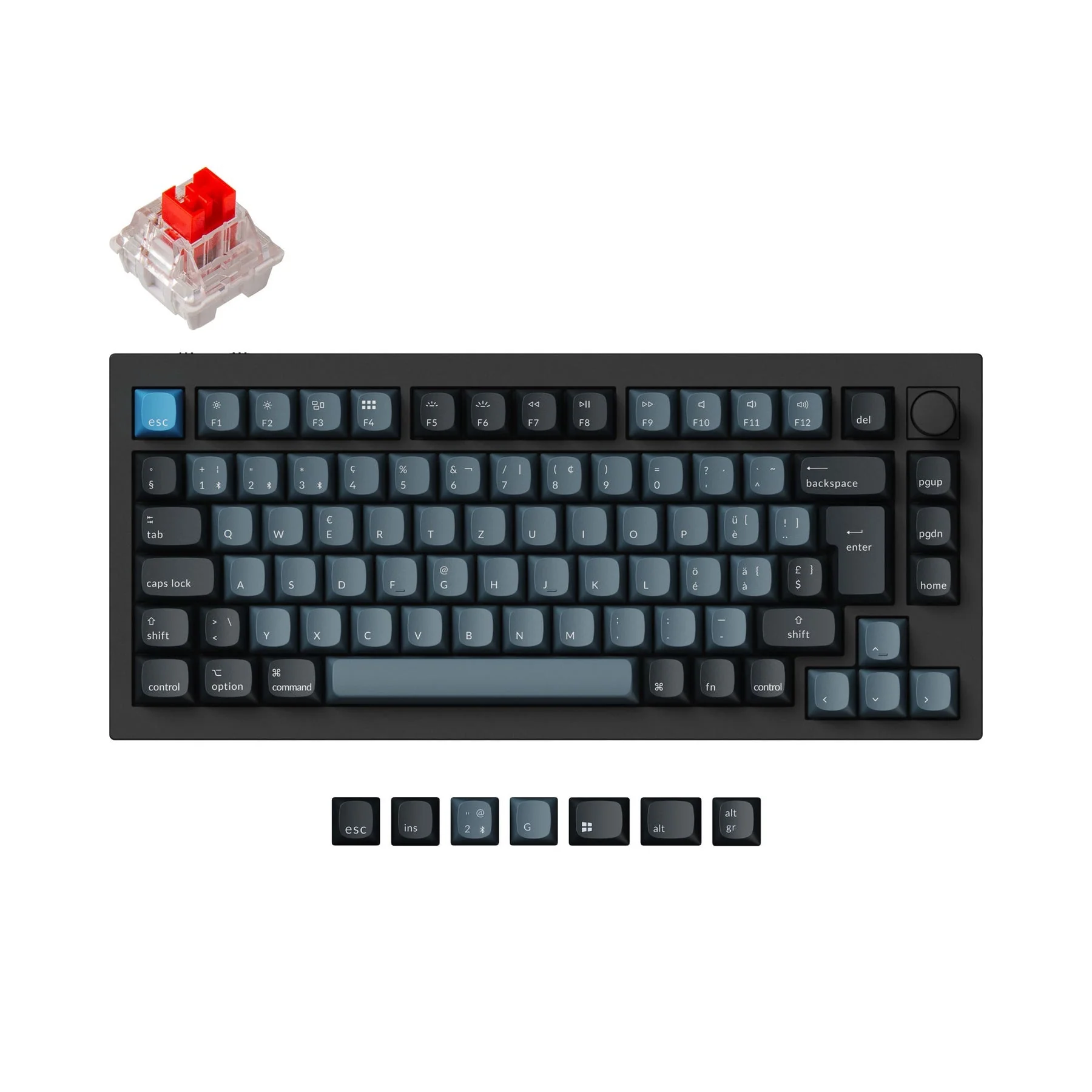 Keychron Q1 Pro QMK/VIA Wireless Custom Mechanical Keyboard ISO Layout Collection - Image 11