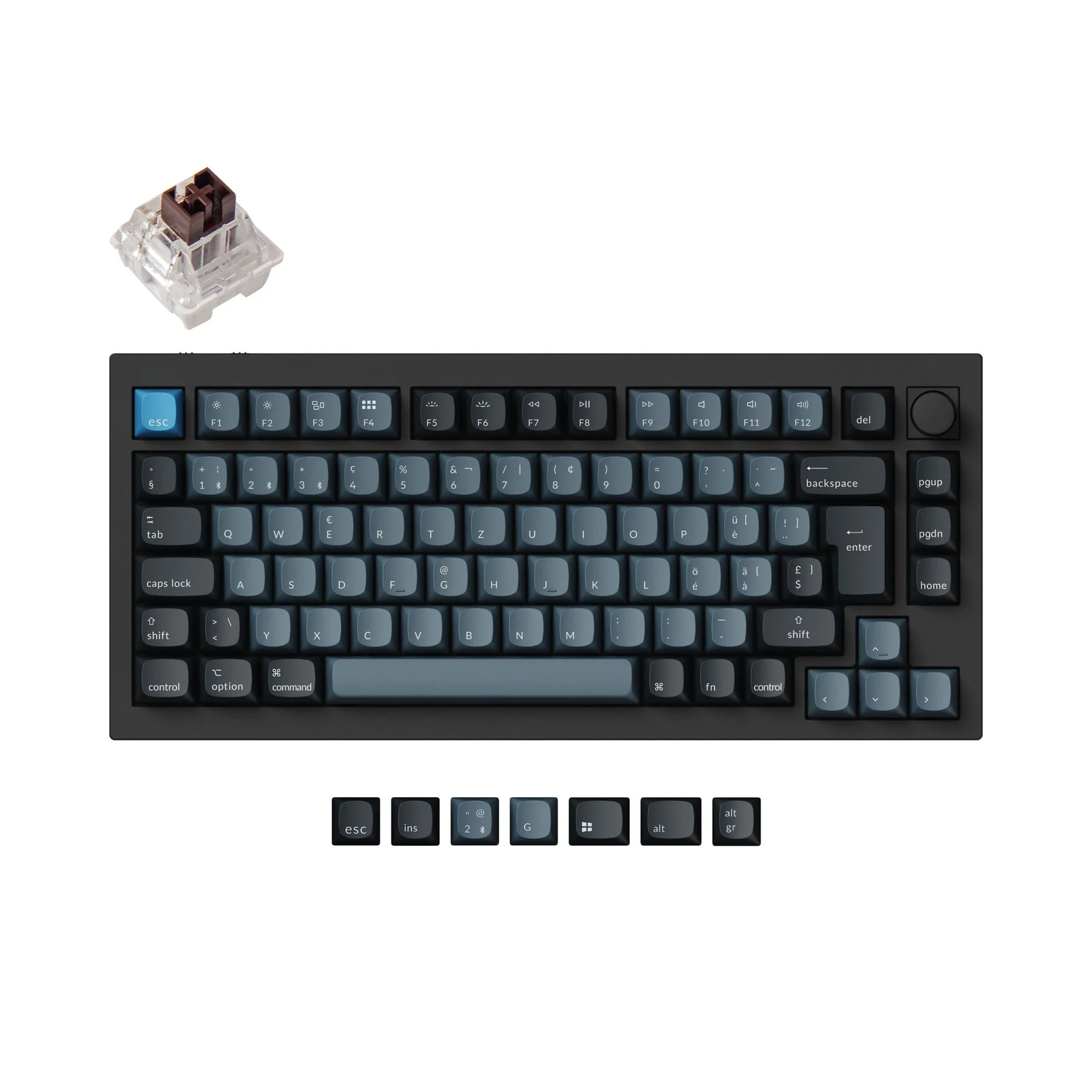 Keychron Q1 Pro QMK/VIA Wireless Custom Mechanical Keyboard ISO Layout Collection - Image 12