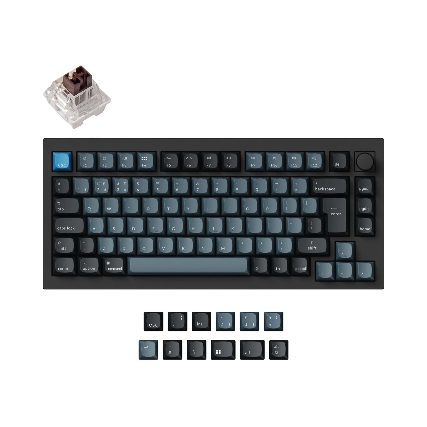 Keychron Q1 Pro QMK/VIA Wireless Custom Mechanical Keyboard ISO Layout Collection - Image 4