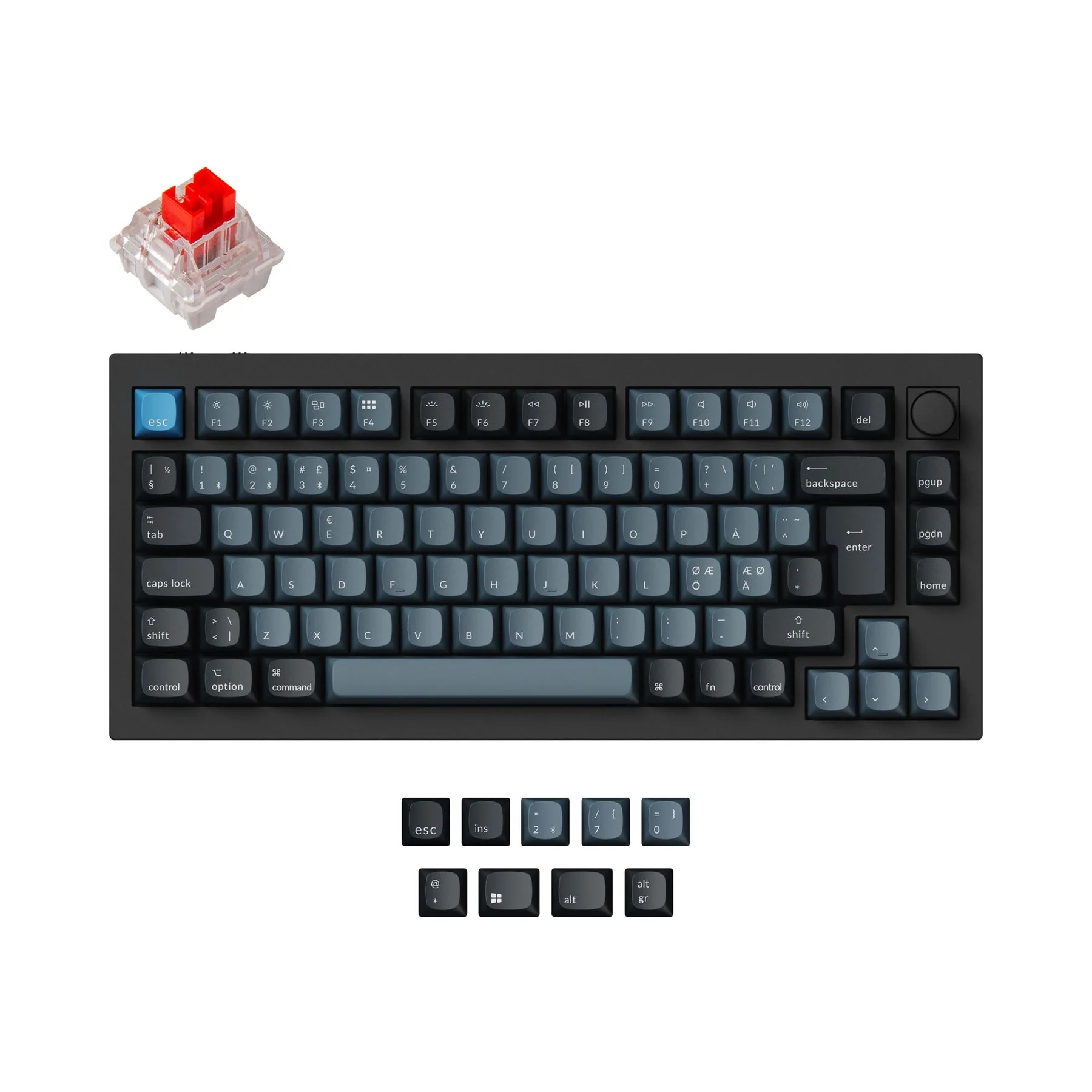 Keychron Q1 Pro QMK/VIA Wireless Custom Mechanical Keyboard ISO Layout Collection - Image 5