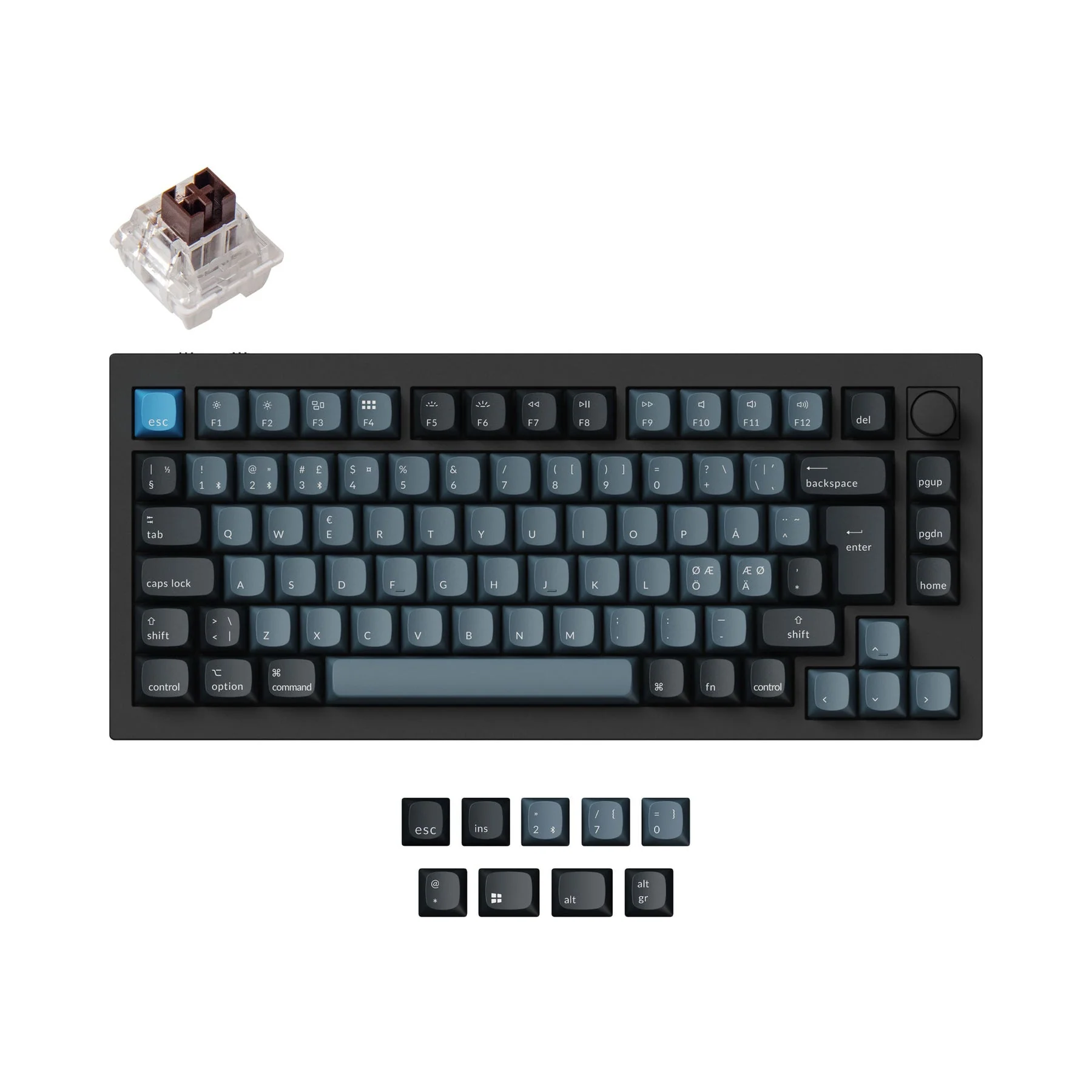 Keychron Q1 Pro QMK/VIA Wireless Custom Mechanical Keyboard ISO Layout Collection - Image 6