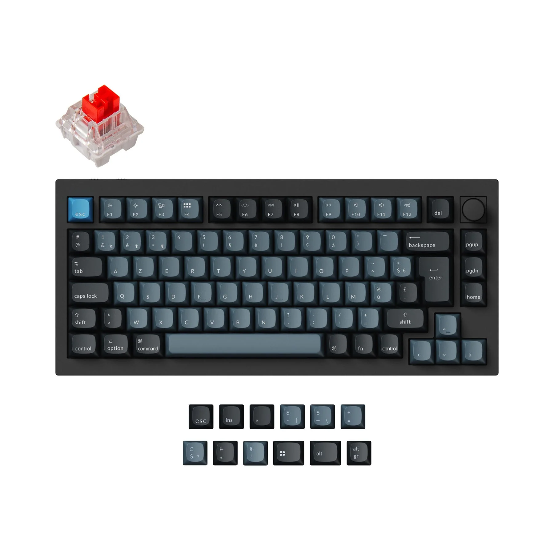 Keychron Q1 Pro QMK/VIA Wireless Custom Mechanical Keyboard ISO Layout Collection - Image 7