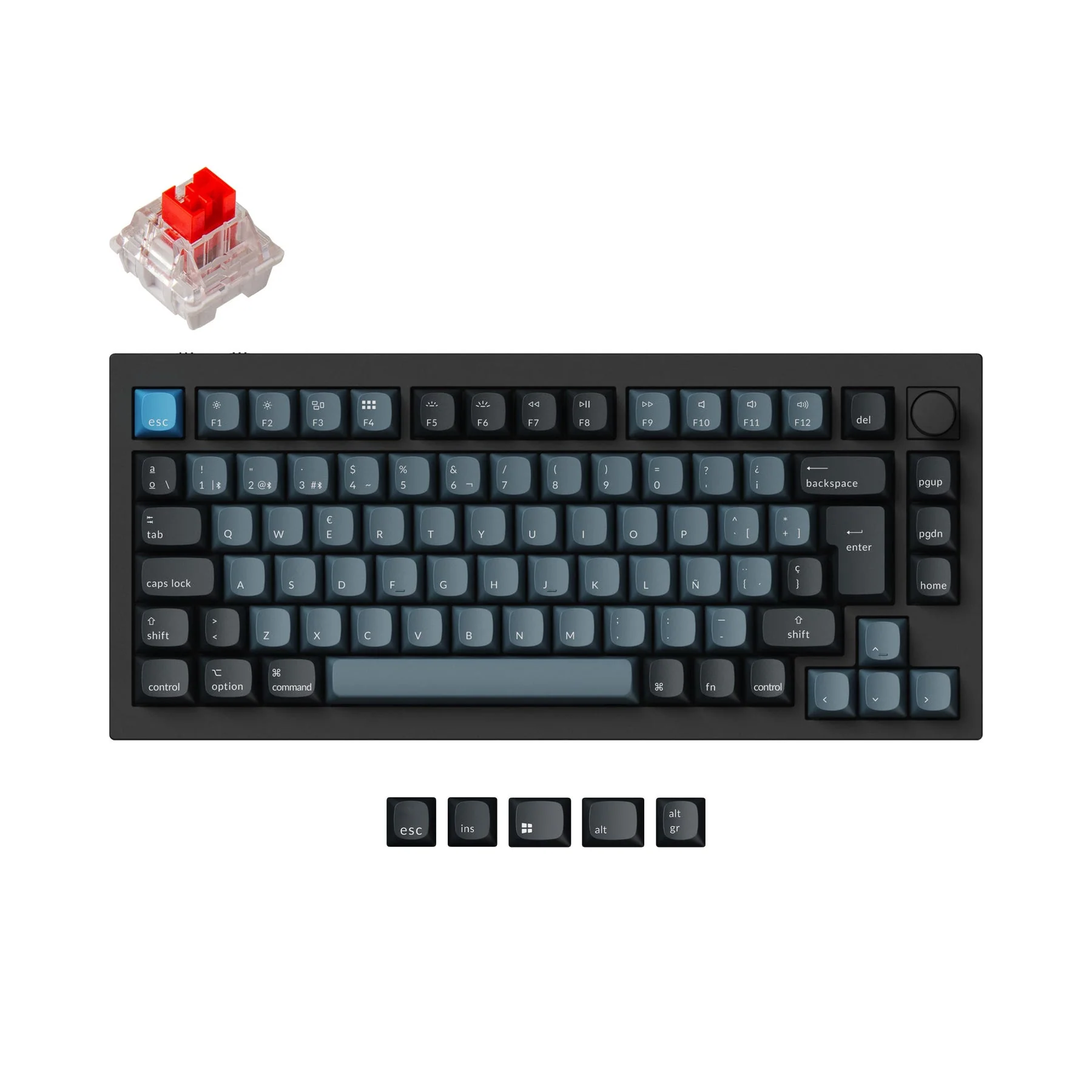 Keychron Q1 Pro QMK/VIA Wireless Custom Mechanical Keyboard ISO Layout Collection - Image 9