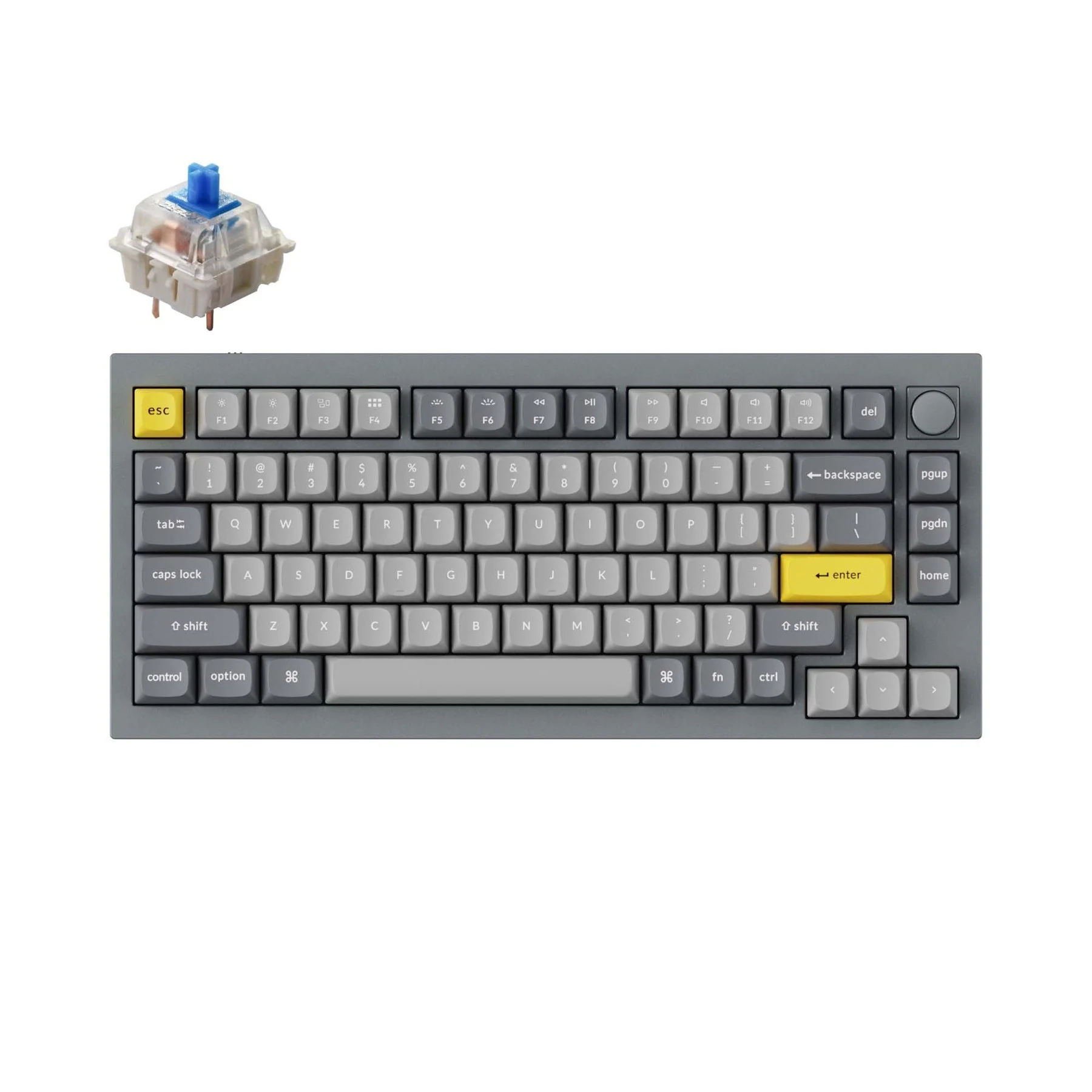 Keychron Q1 QMK Custom Mechanical Keyboard (US ANSI Layout) - Version 2 - Image 6
