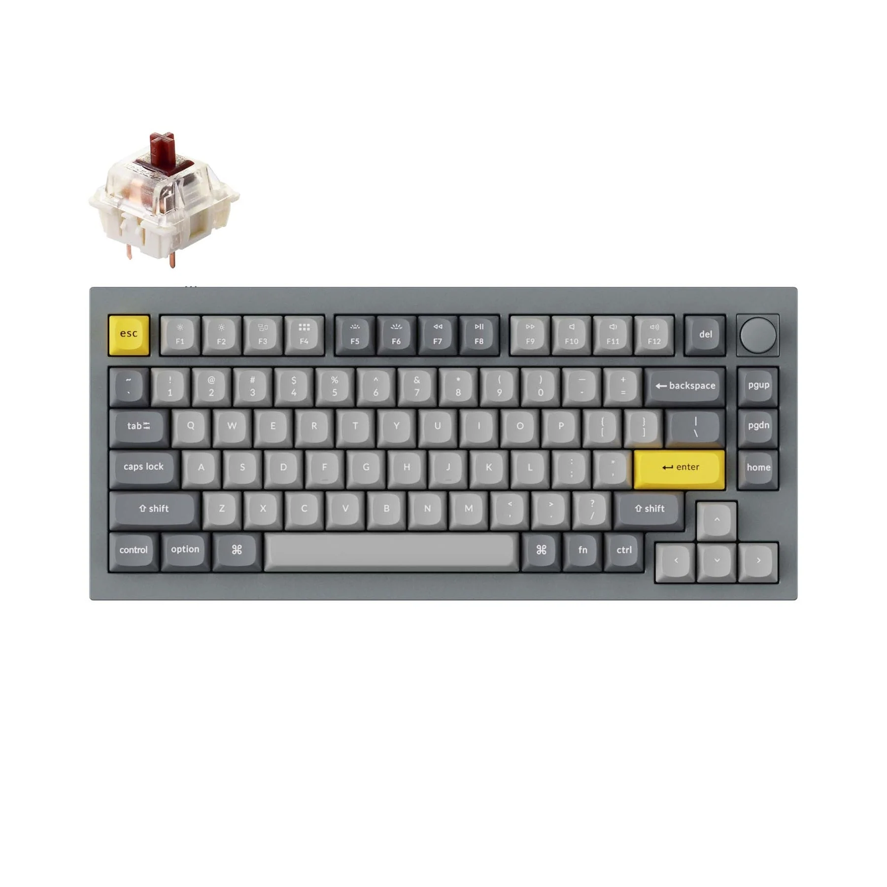 Keychron Q1 QMK Custom Mechanical Keyboard (US ANSI Layout) - Version 2 - Image 7