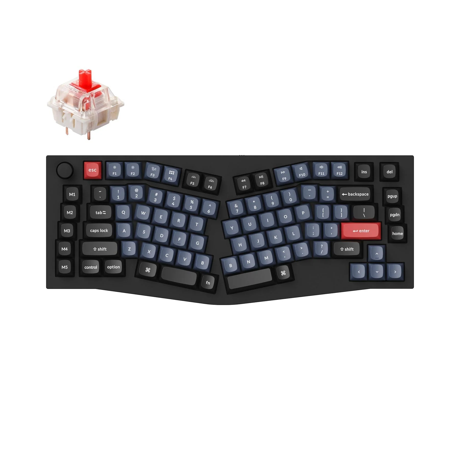 Keychron Q10 (Alice Layout) QMK Custom Mechanical Keyboard (US ANSI Layout) - Image 10